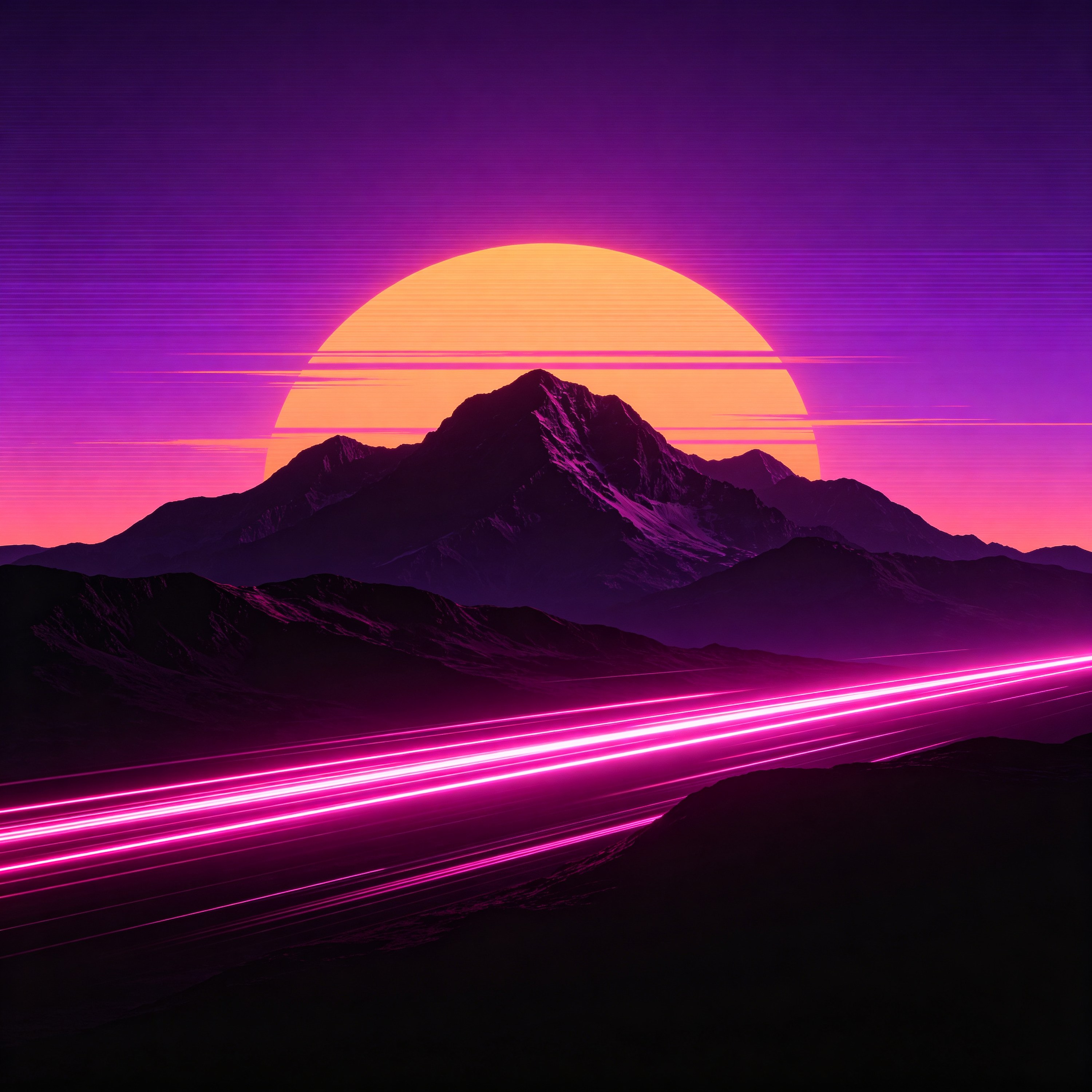 a mountain range sil