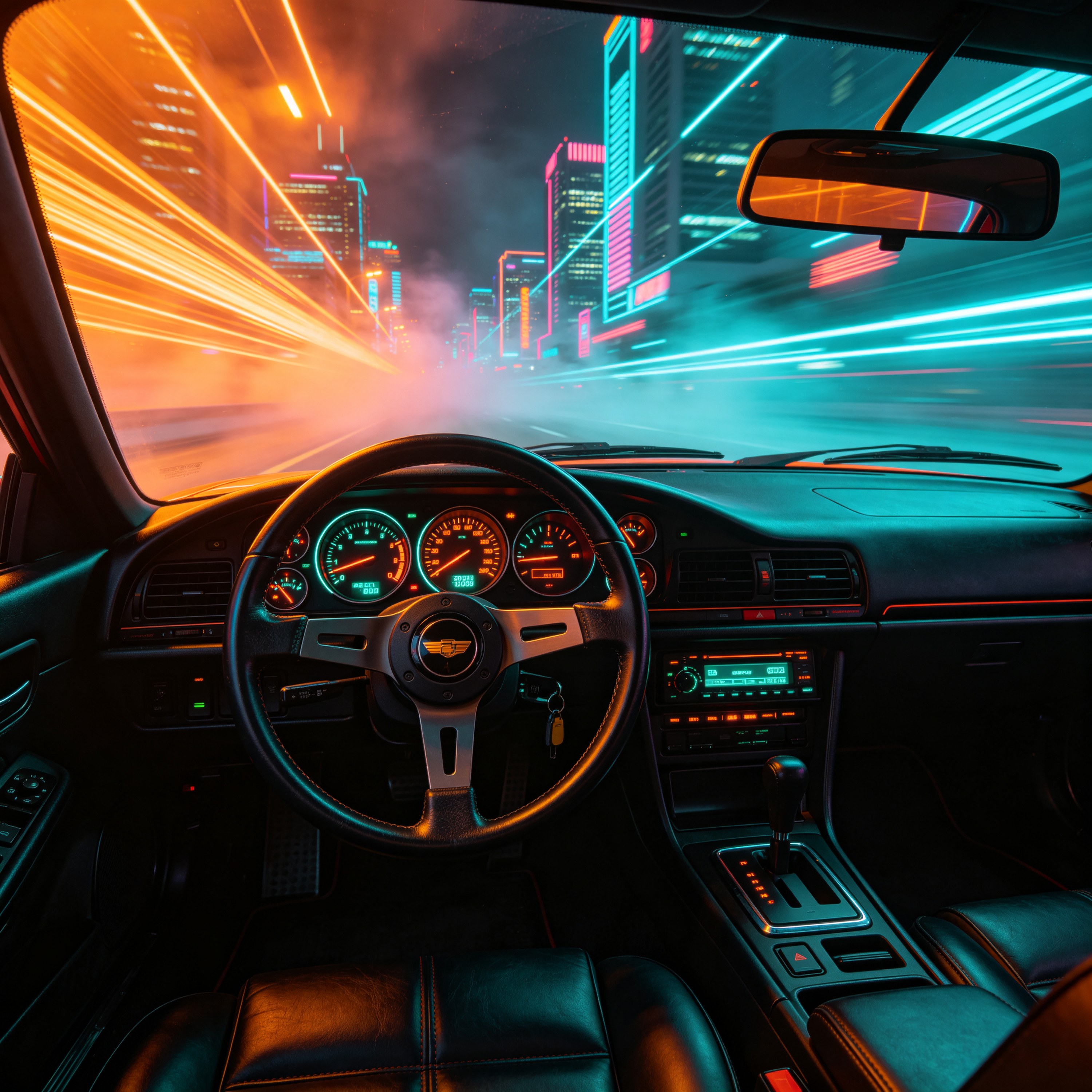 a 80s sports car int