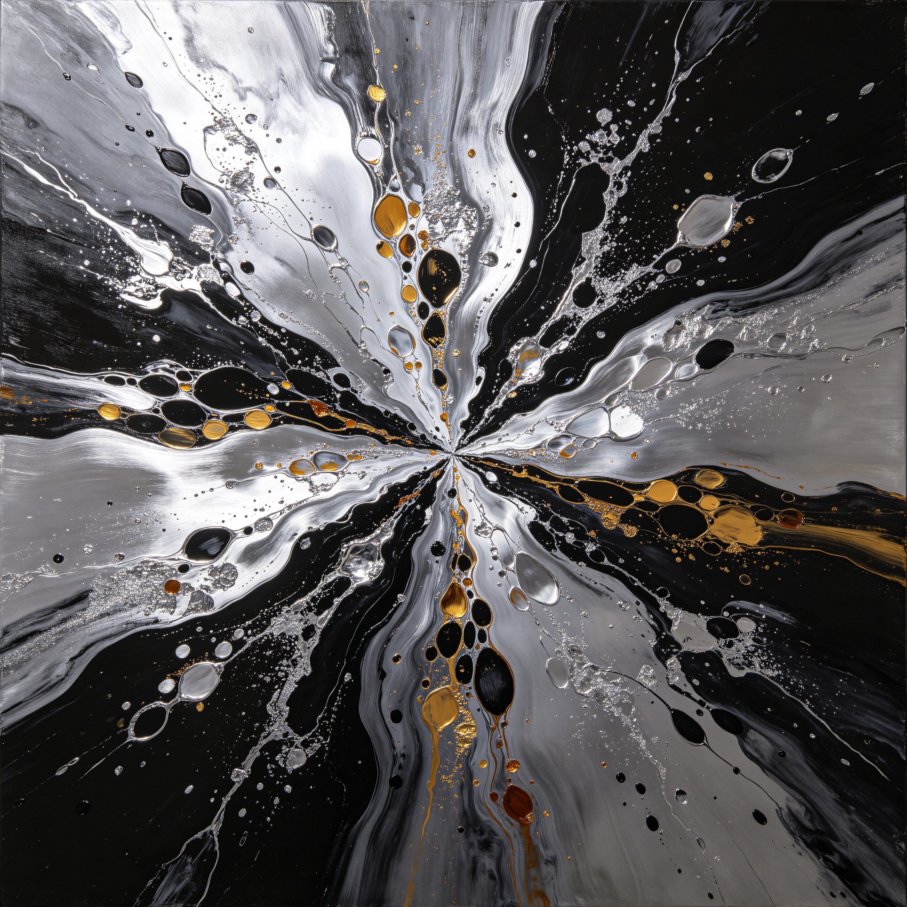 fluid pour painting