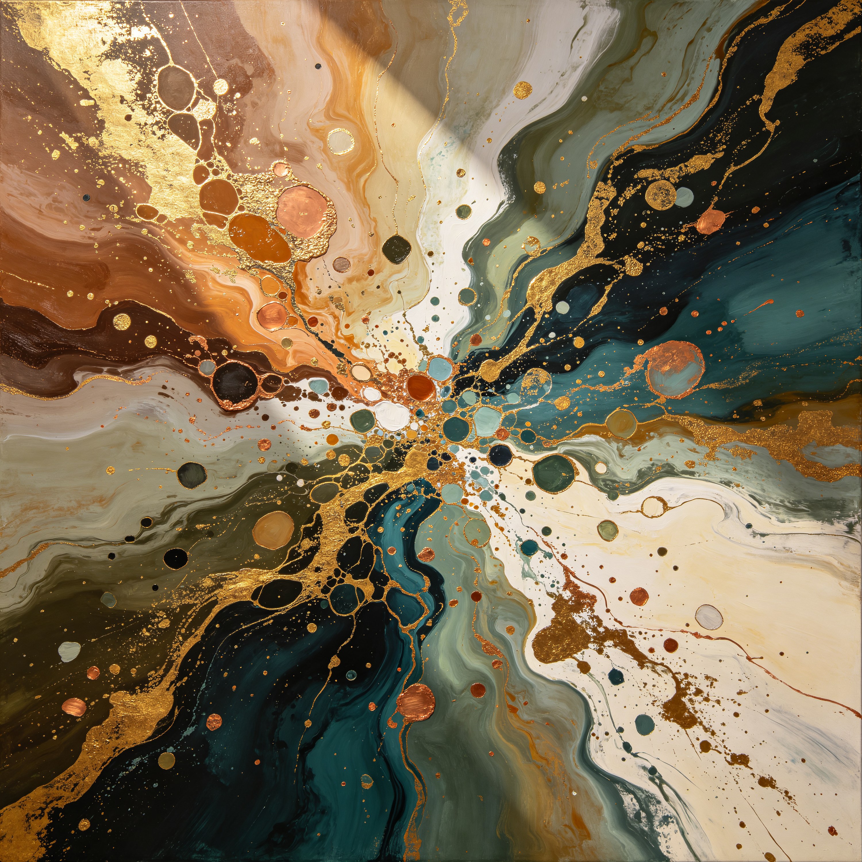 fluid pour painting