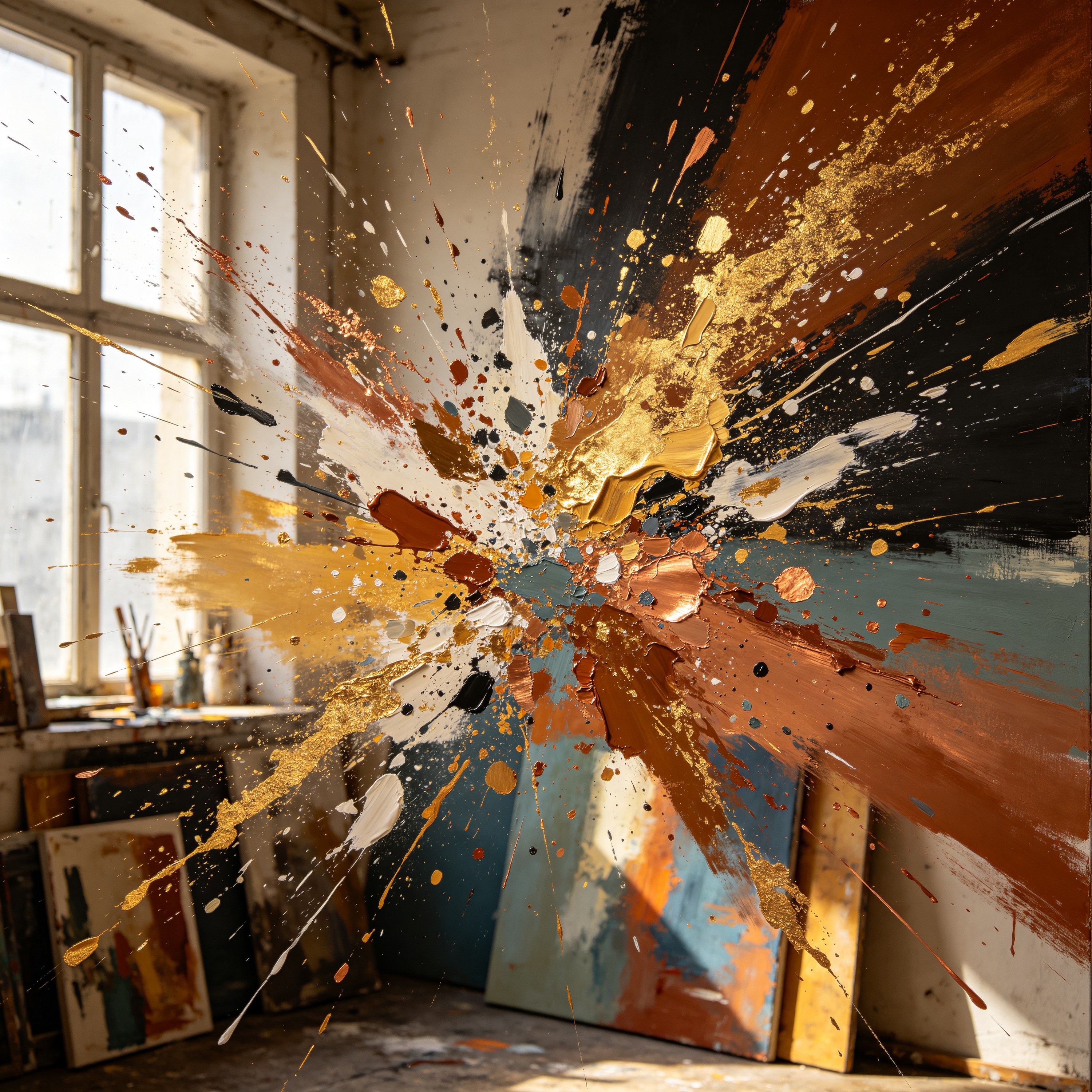 dynamic action paint