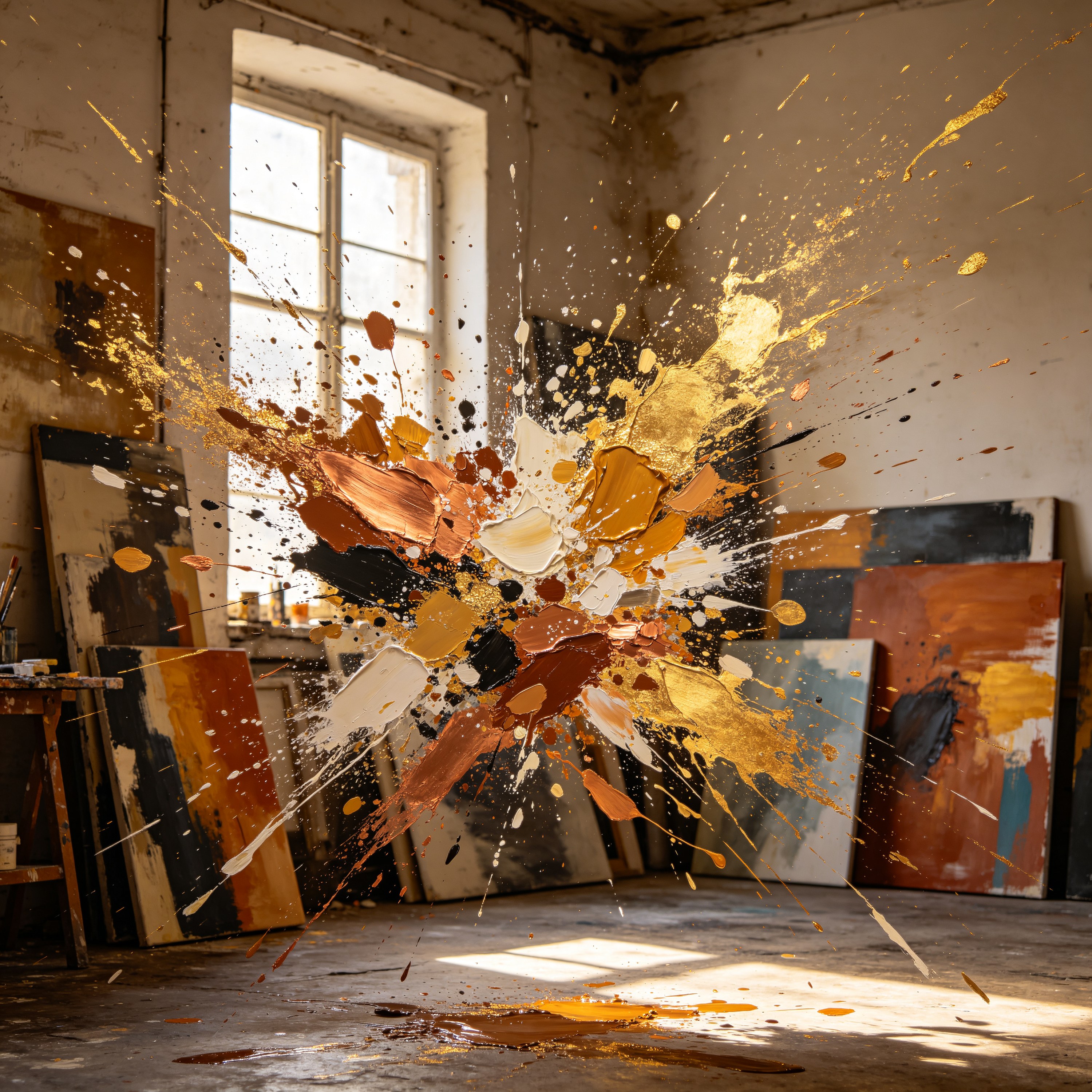 dynamic action paint