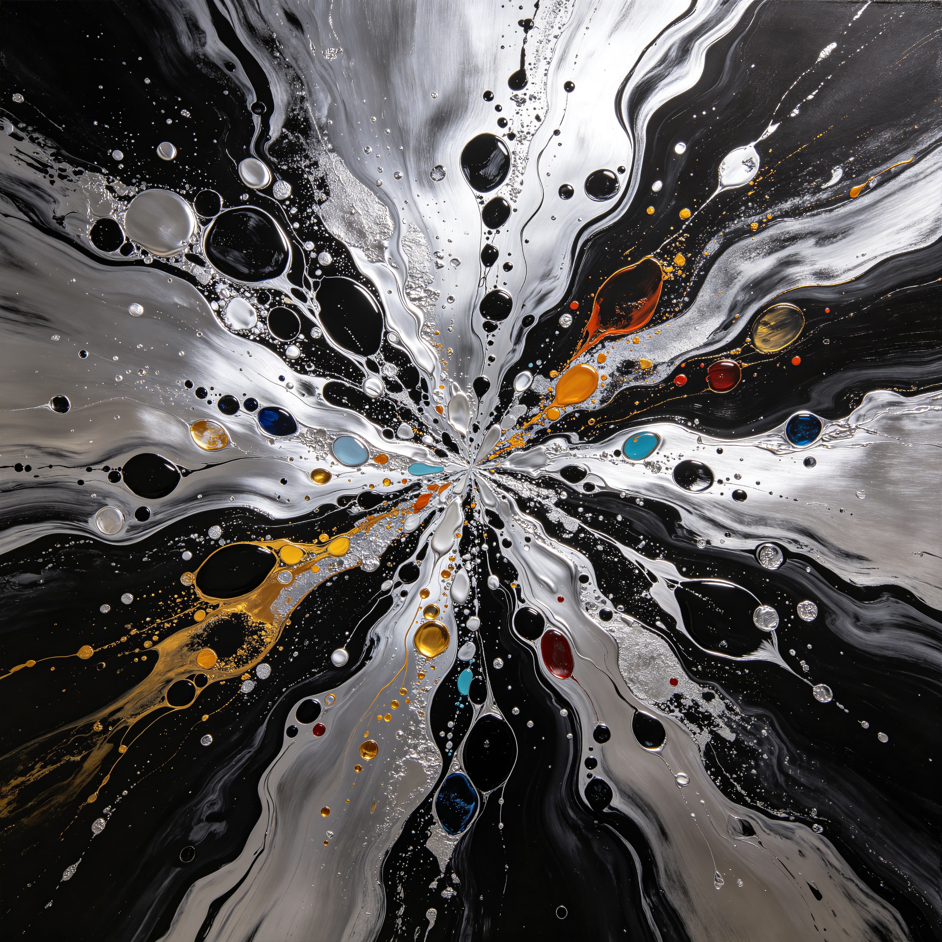 fluid pour painting