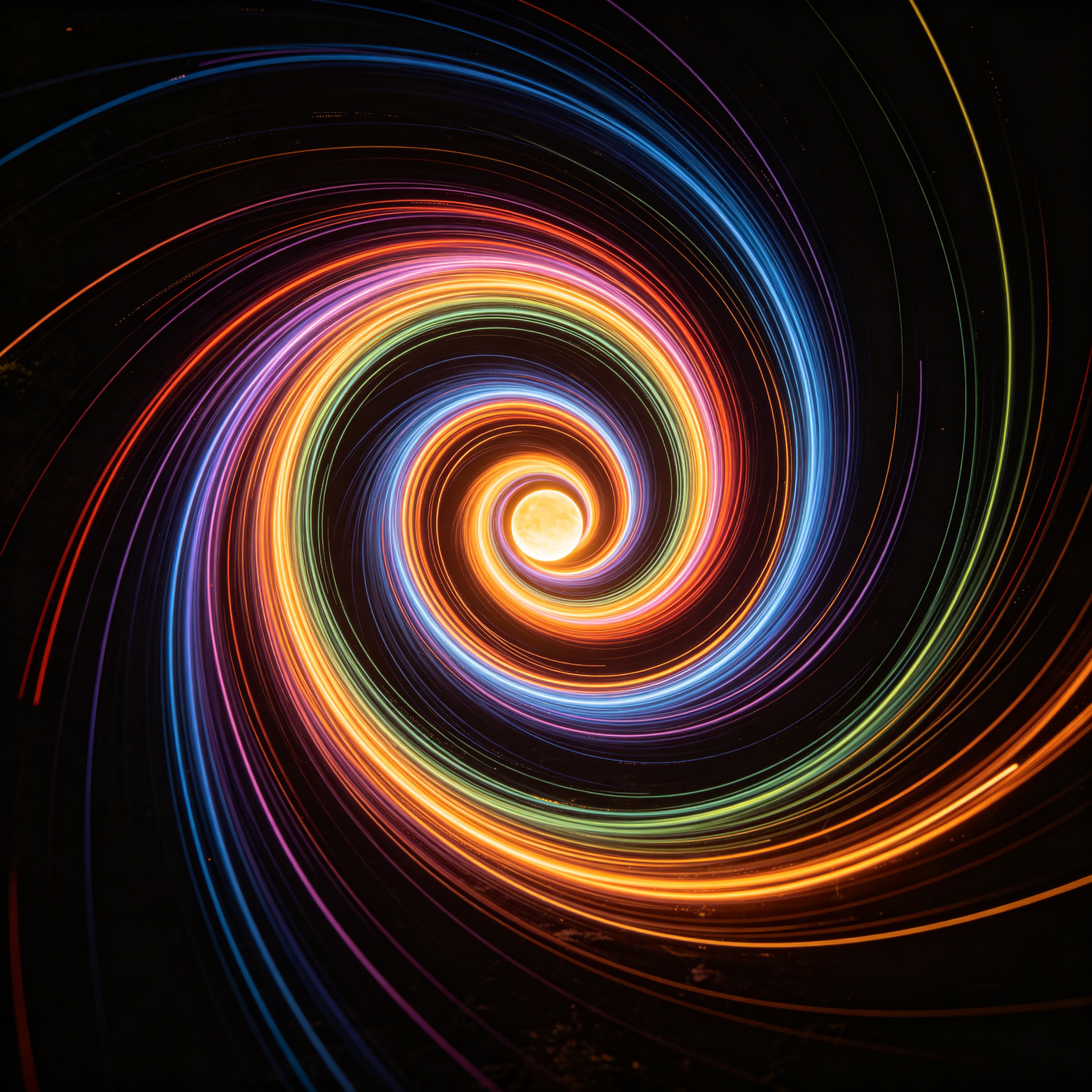 spiral light trail c