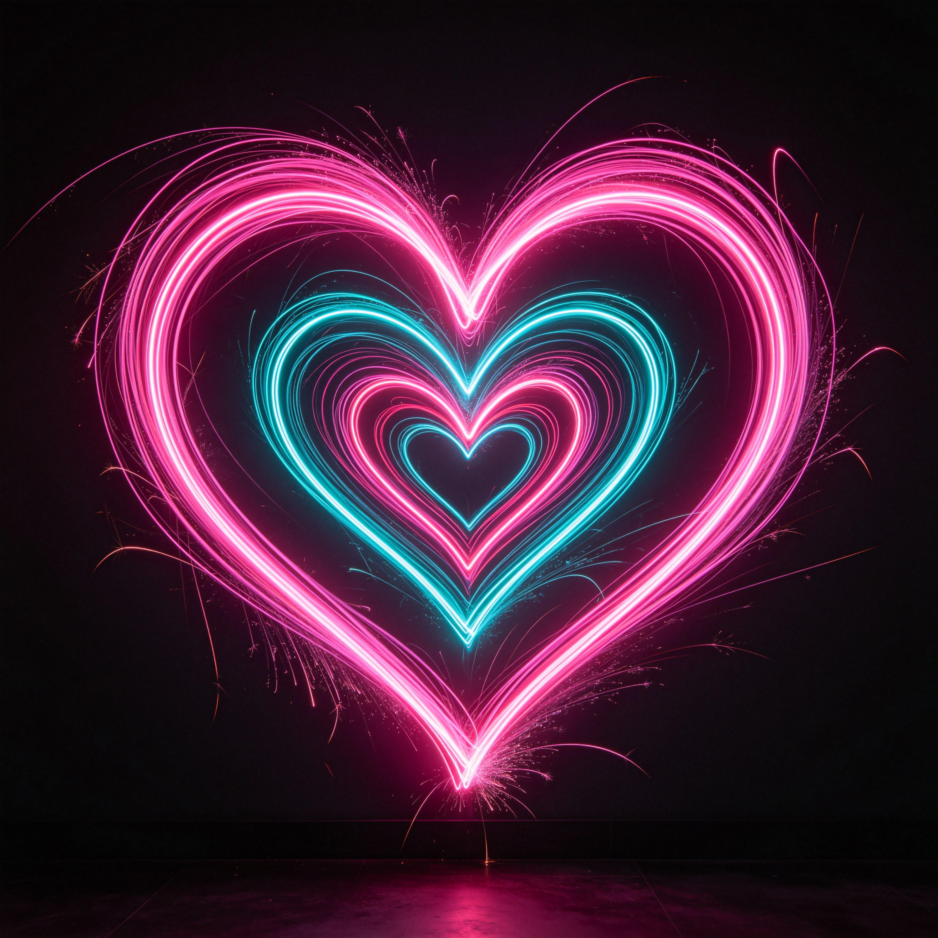 light painting of a