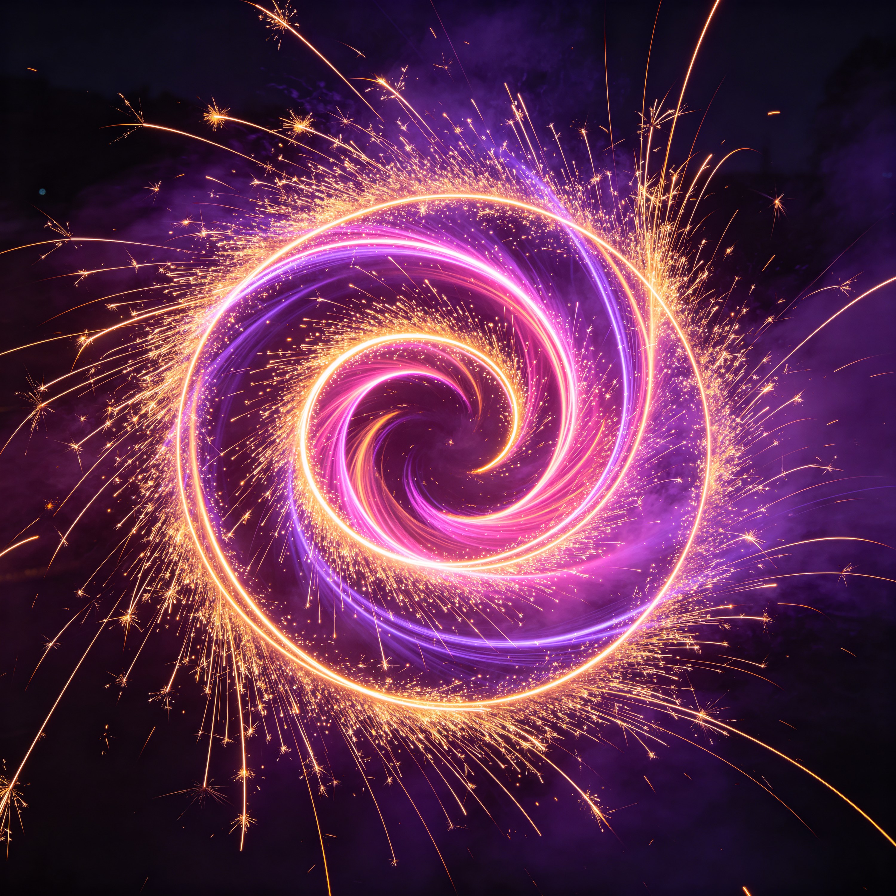 sparkler light trail