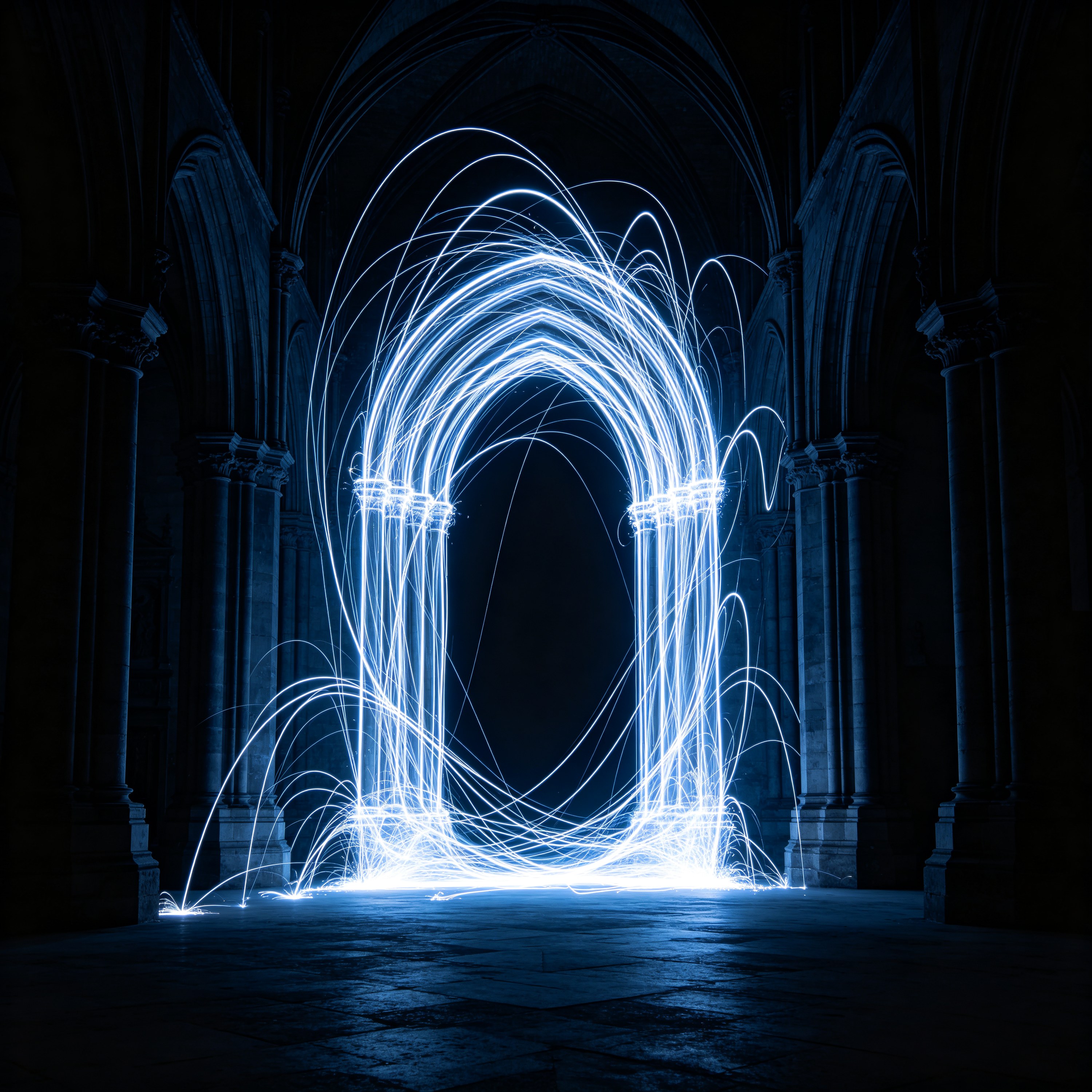light painting of a