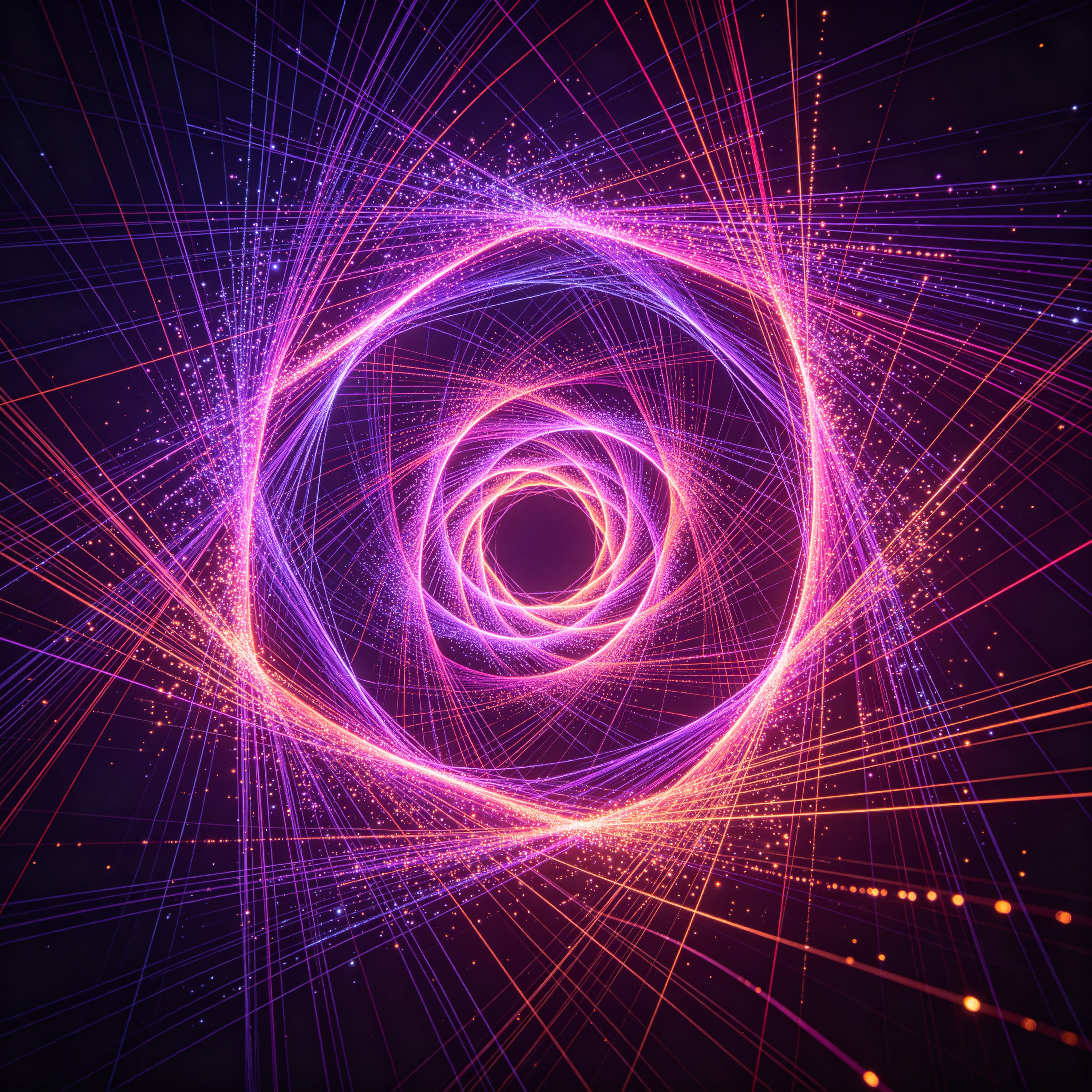 abstract light paint