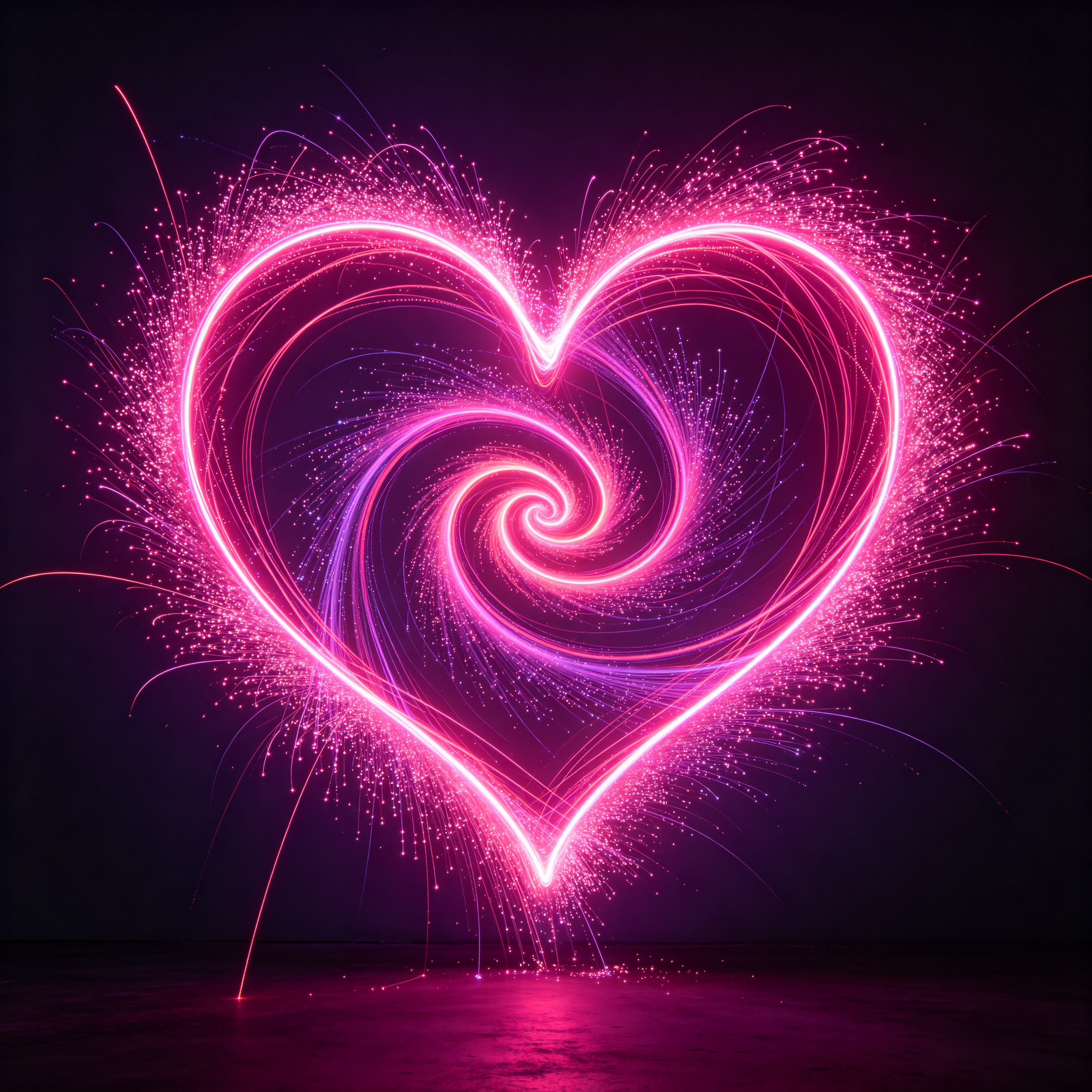 light painting of a