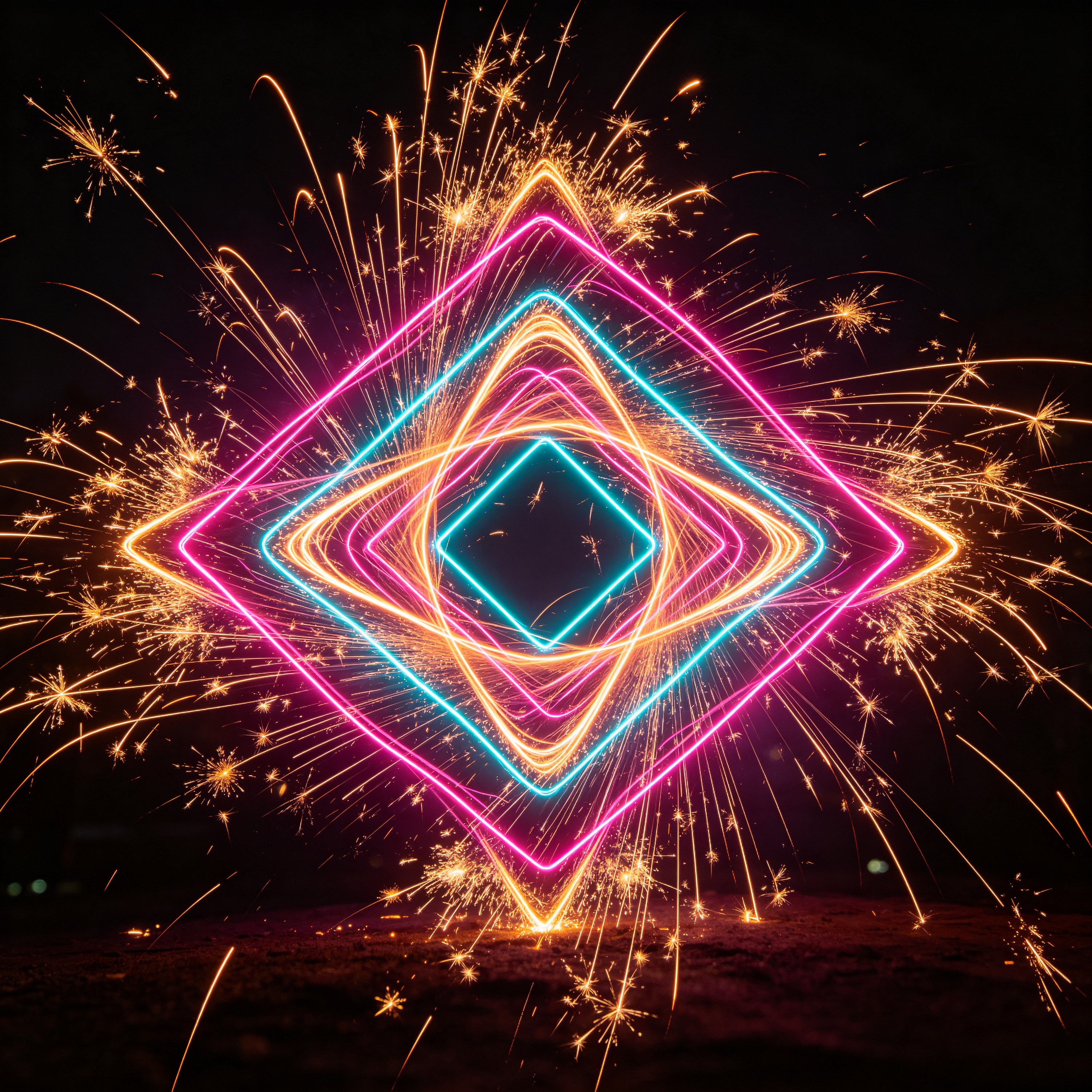 sparkler light trail