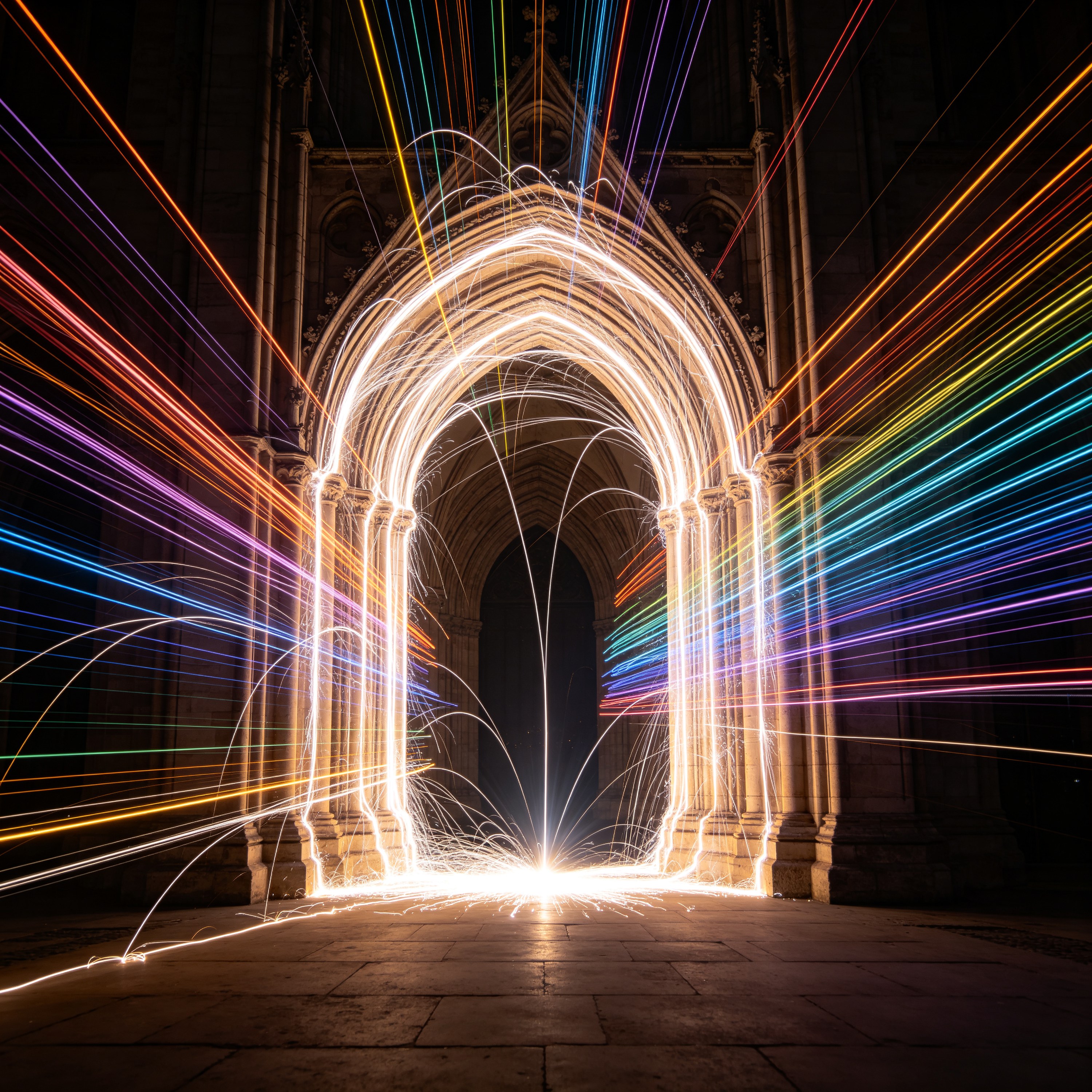 light painting of a