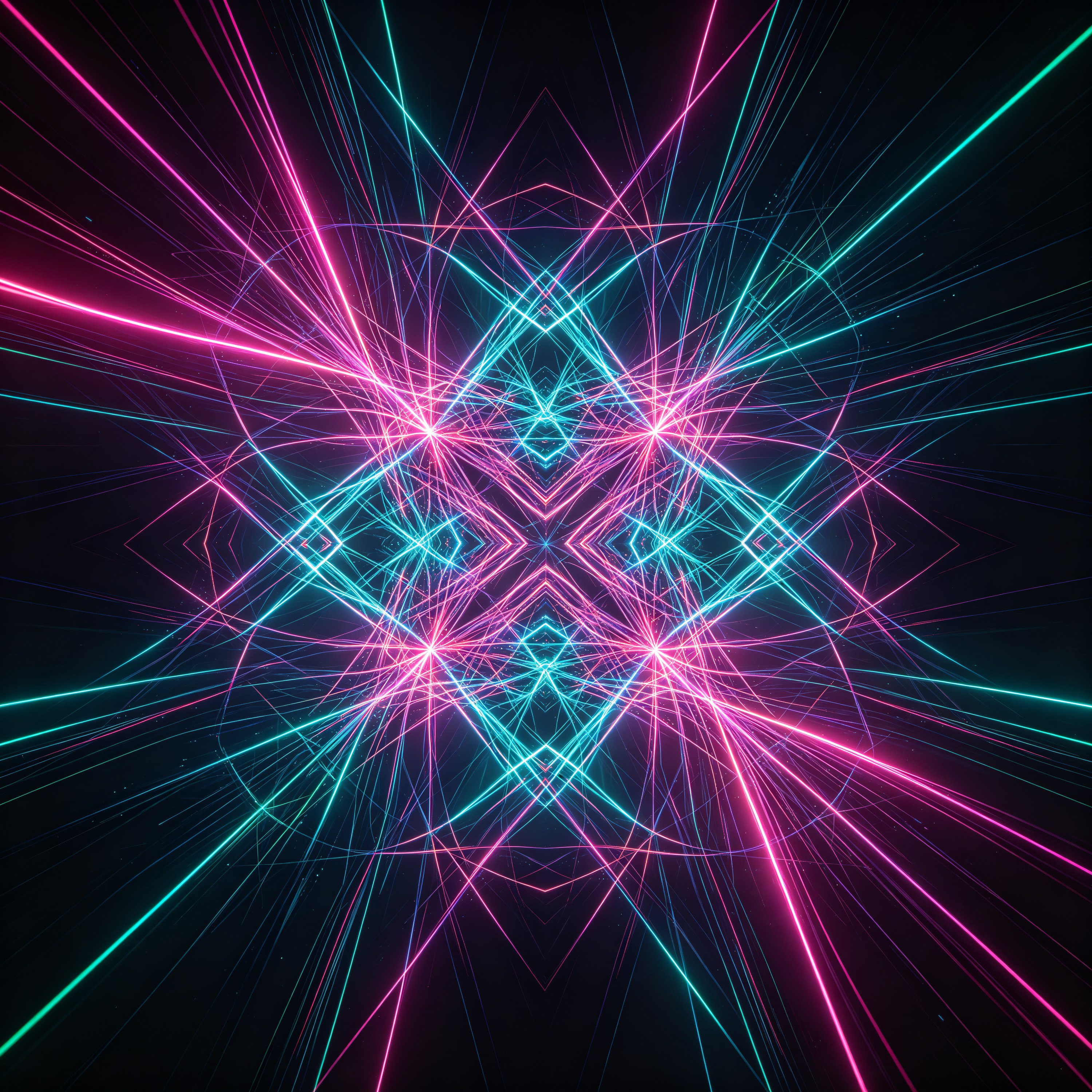 abstract light paint