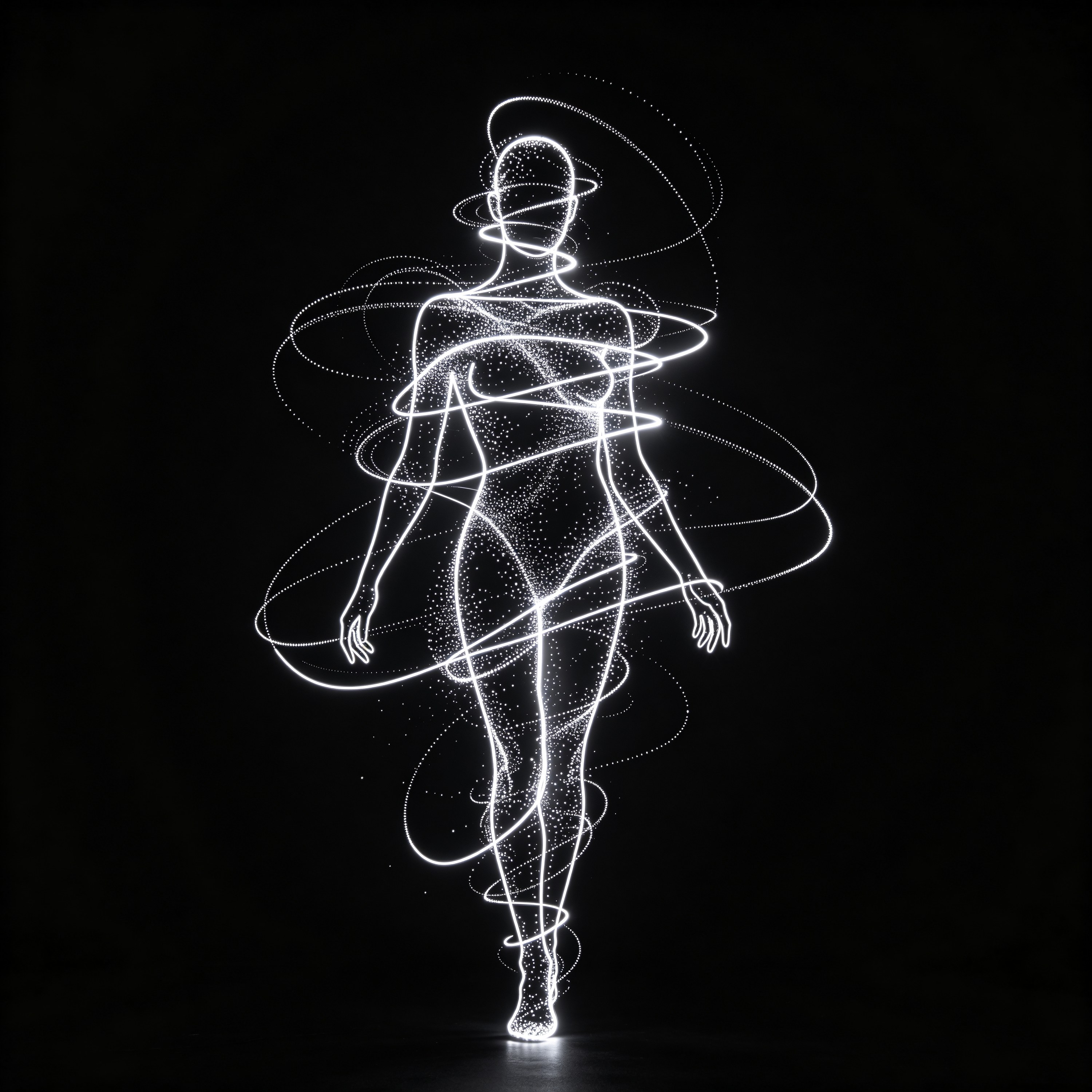 light painting of a