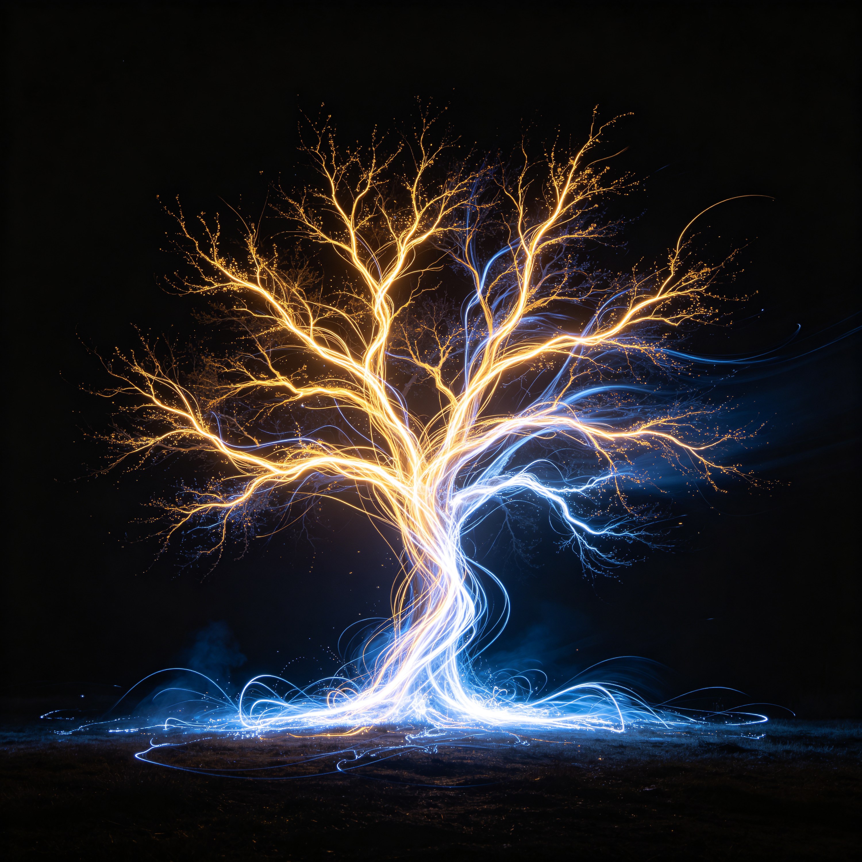 light painting of a