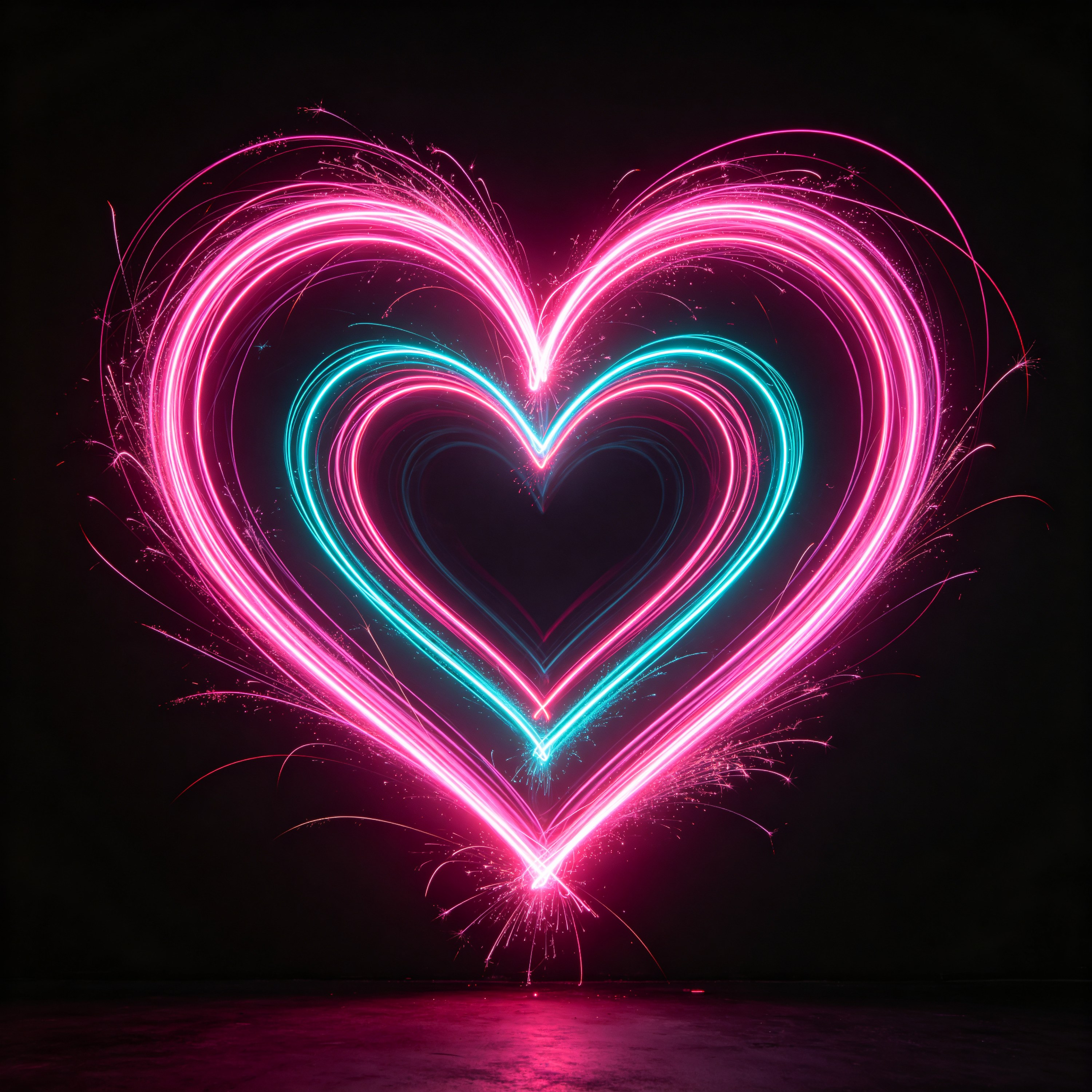 light painting of a