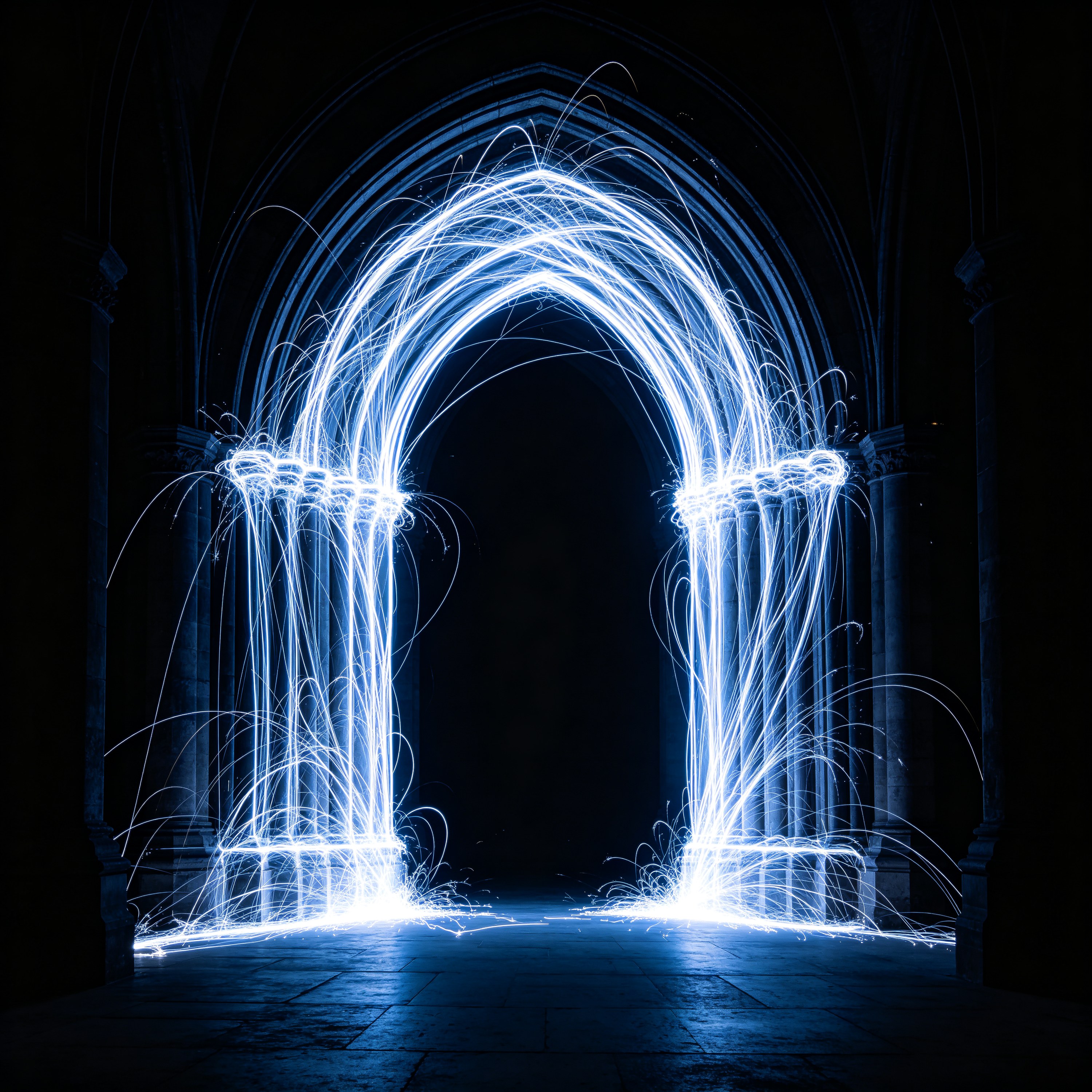 light painting of a