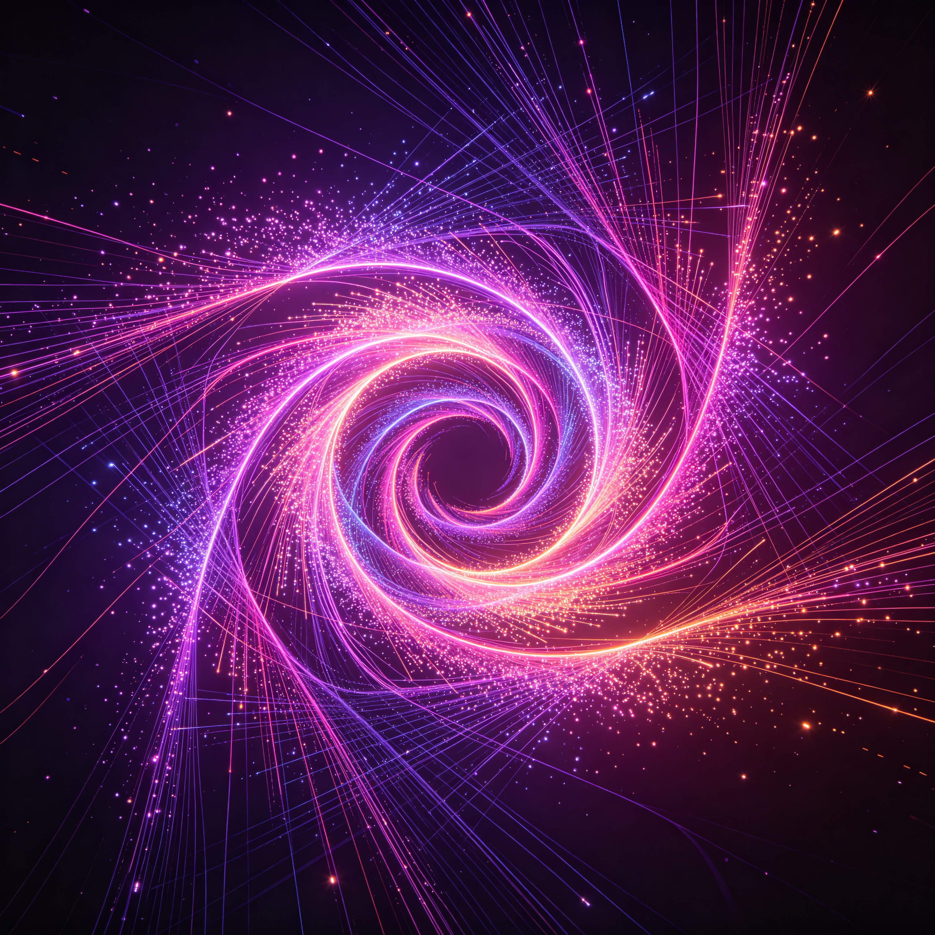 abstract light paint