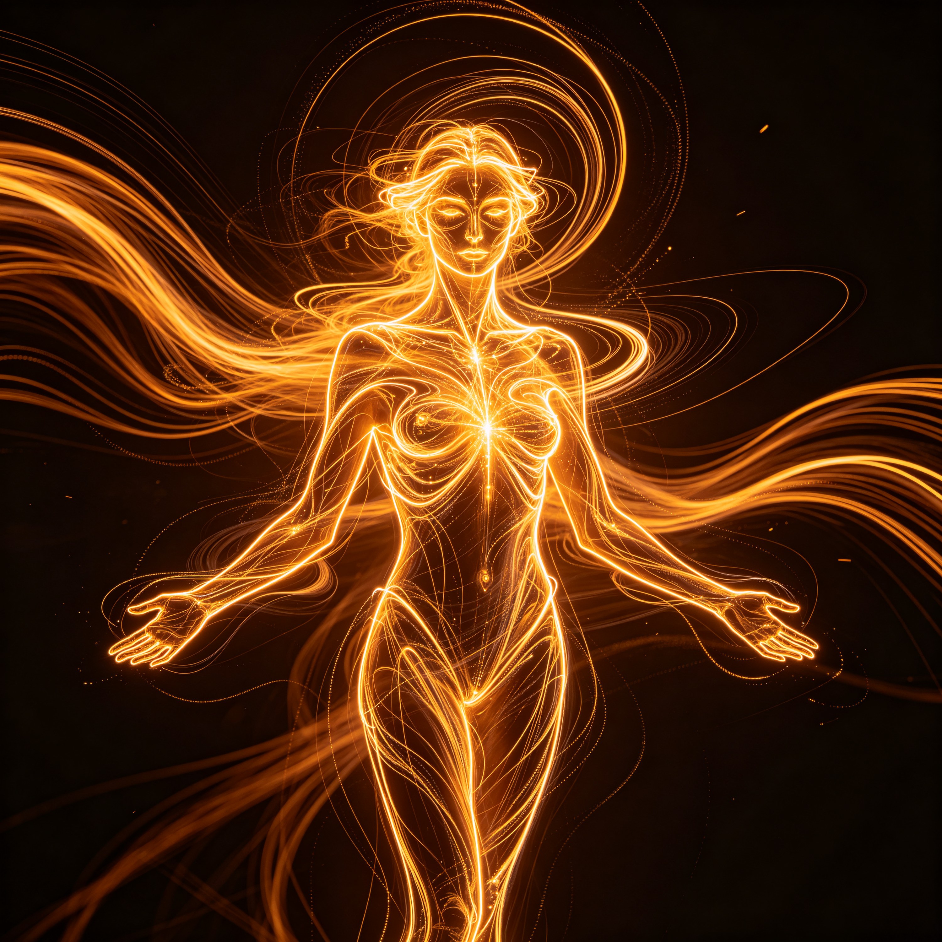 light painting of a