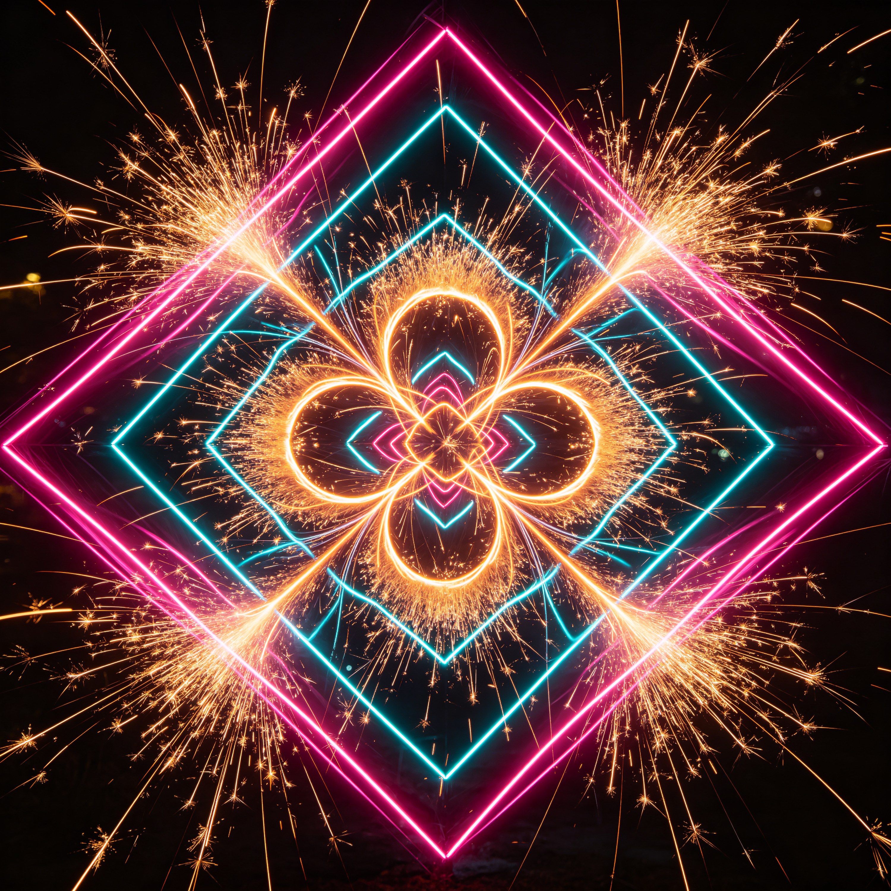 sparkler light trail