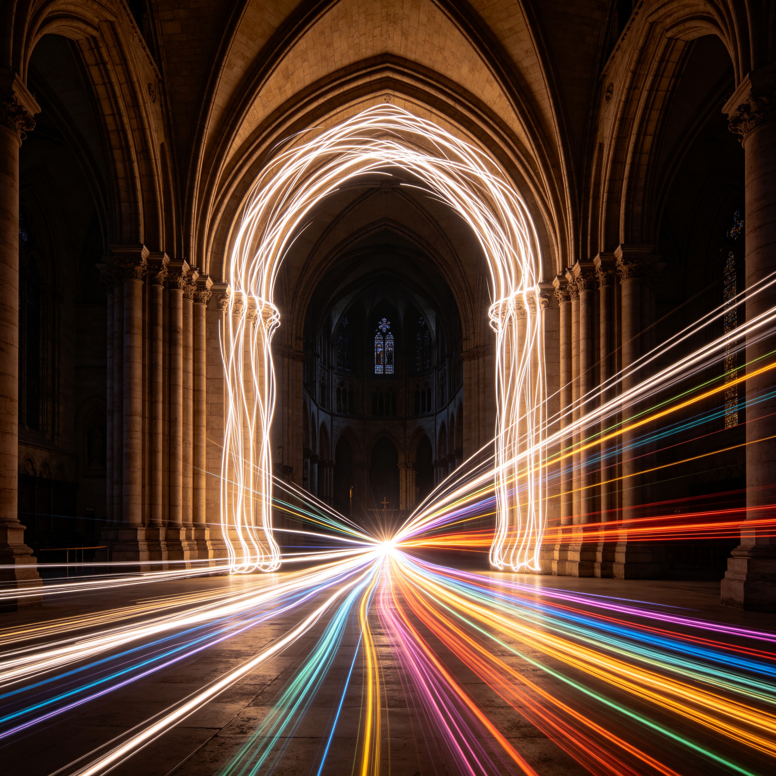 light painting of a