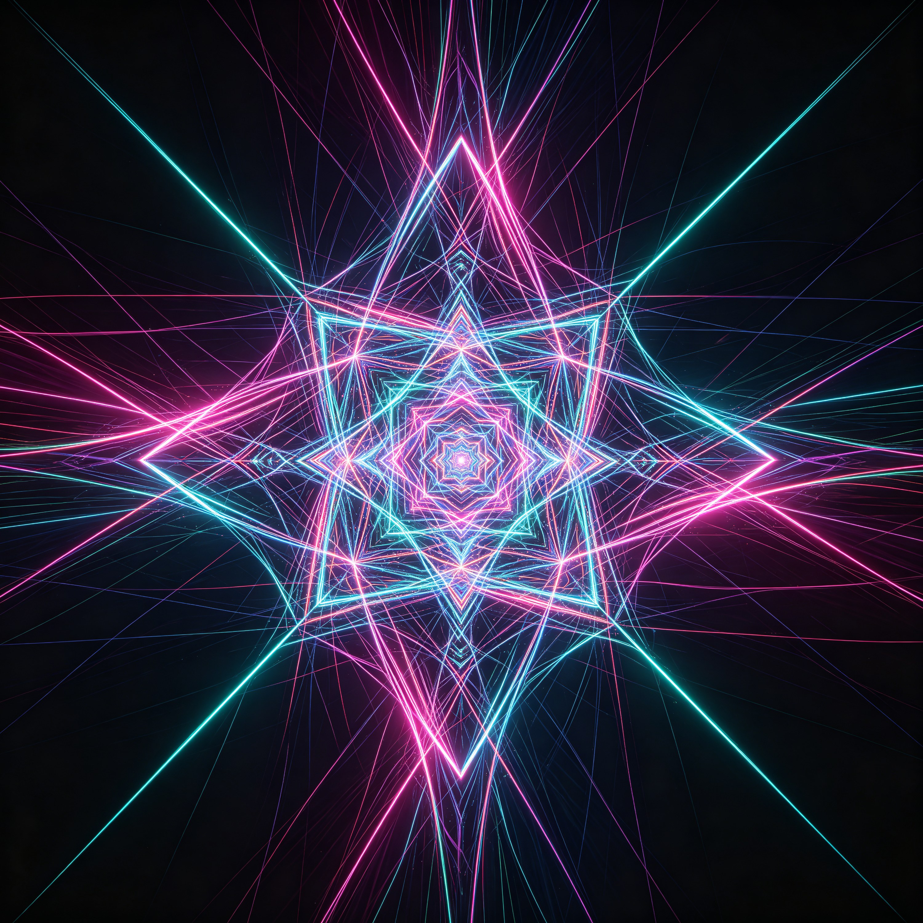 abstract light paint
