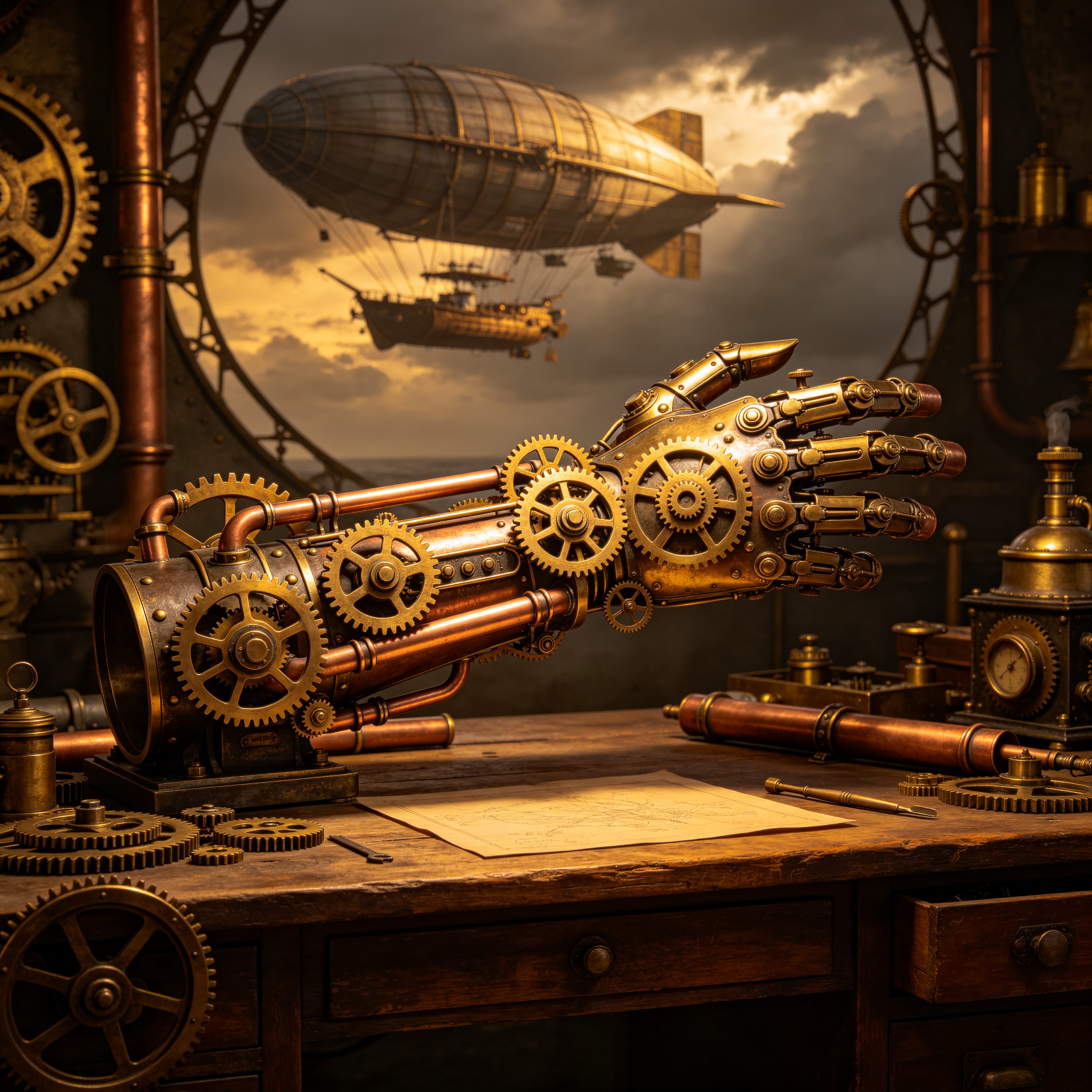 a steampunk mechanic