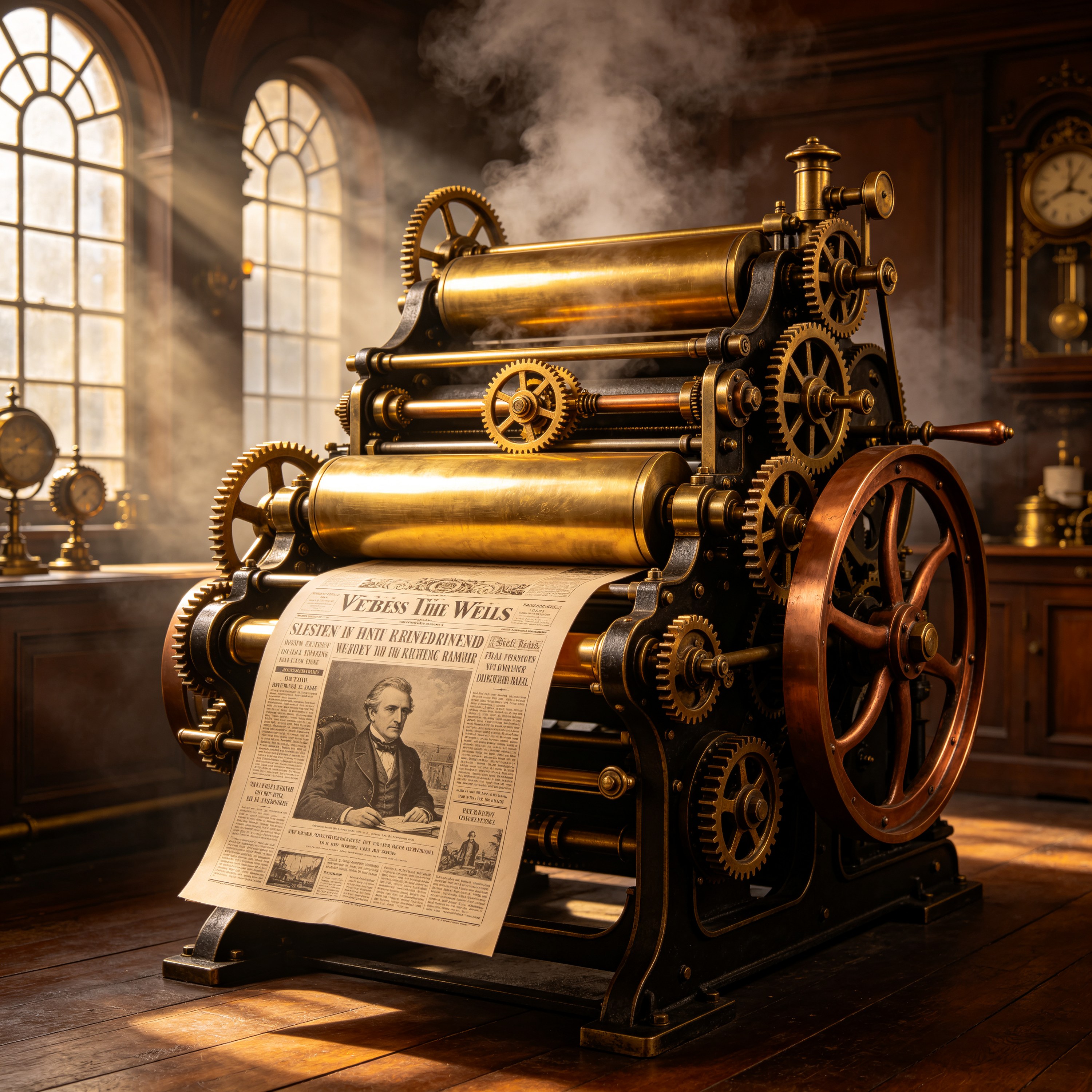 a steam-powered prin