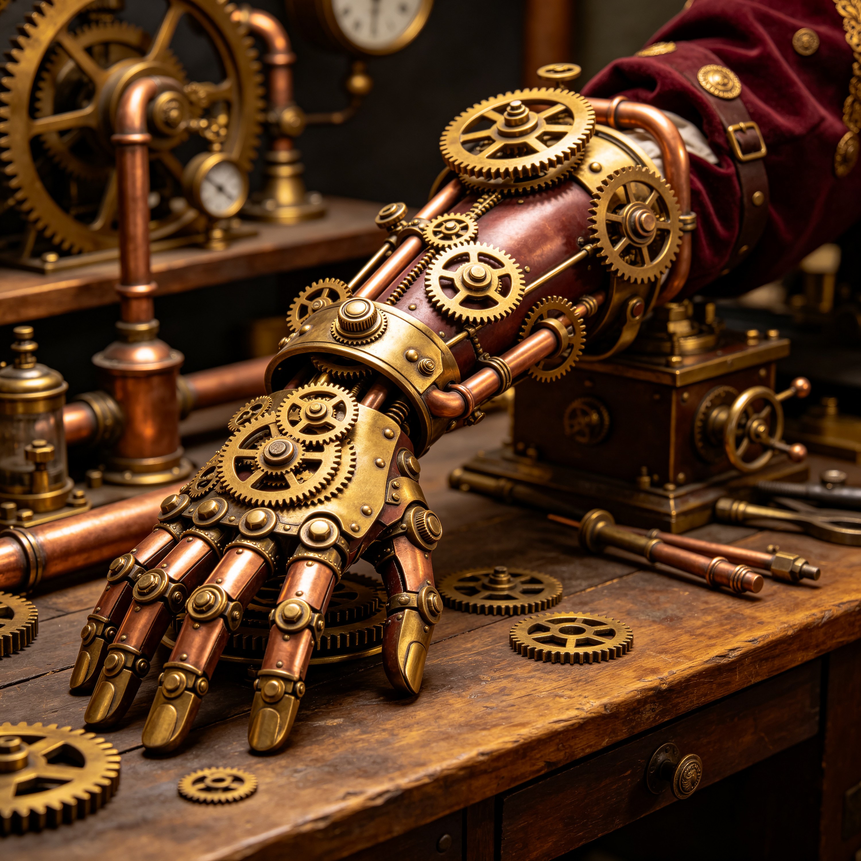 a steampunk mechanic