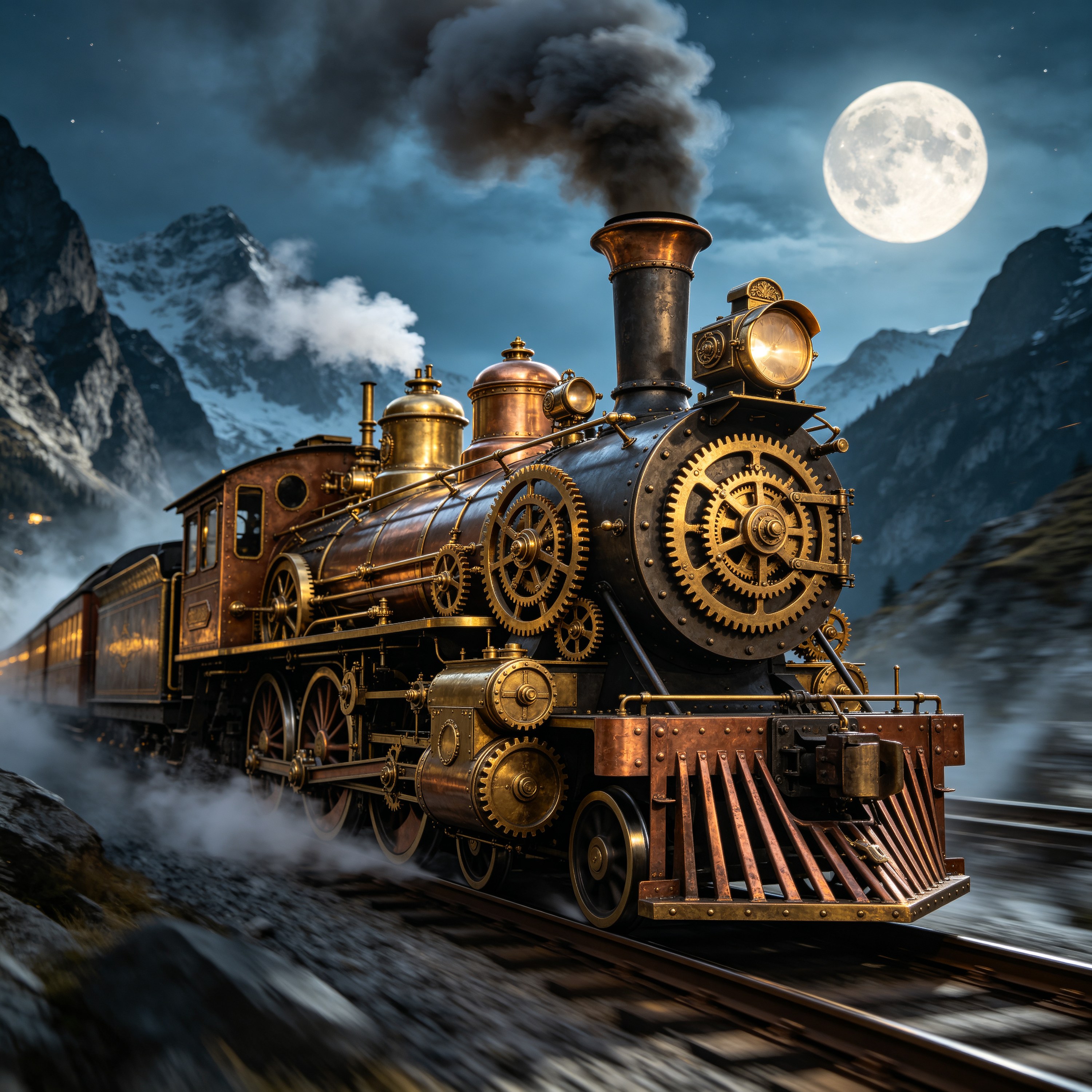 a steam-powered loco