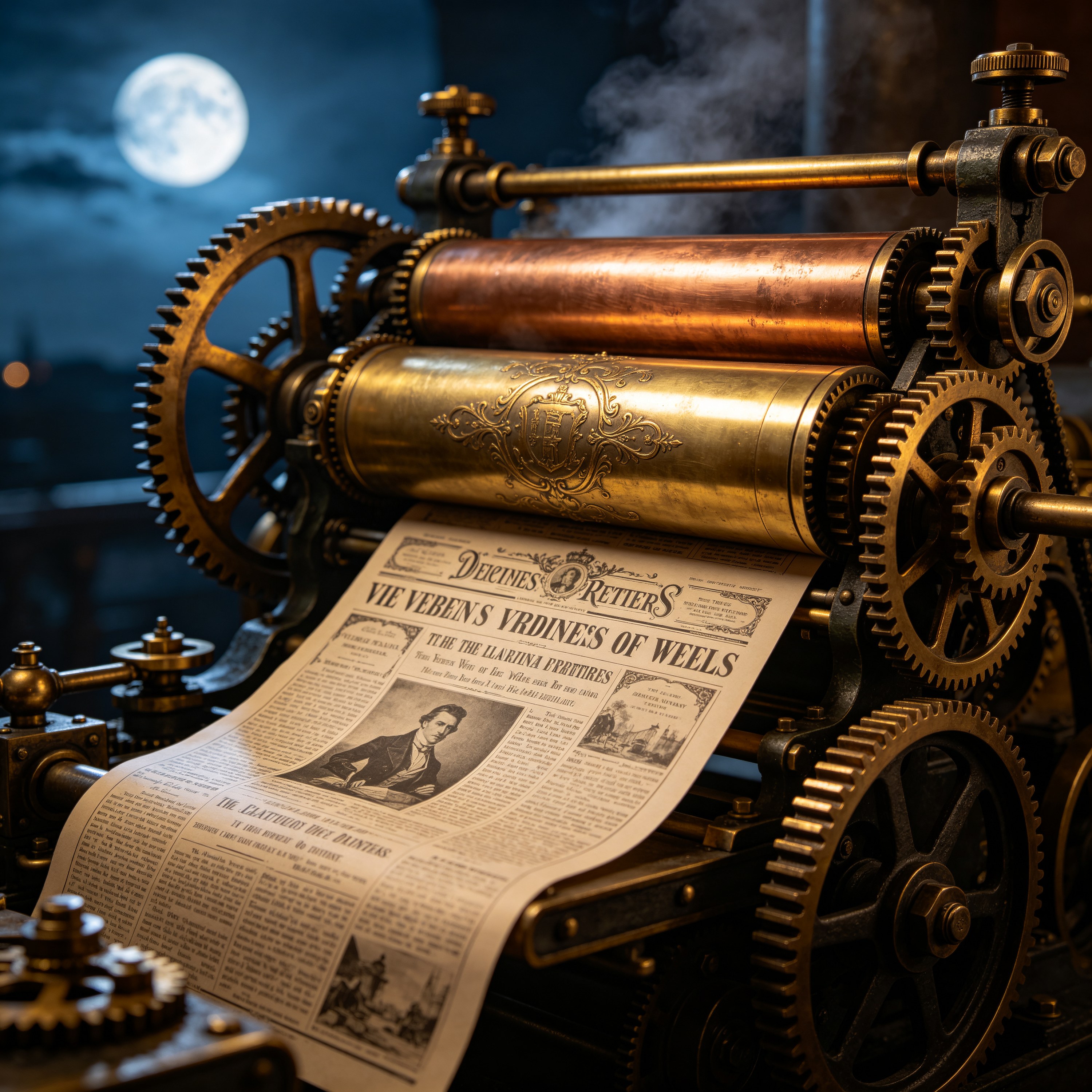 a steam-powered prin