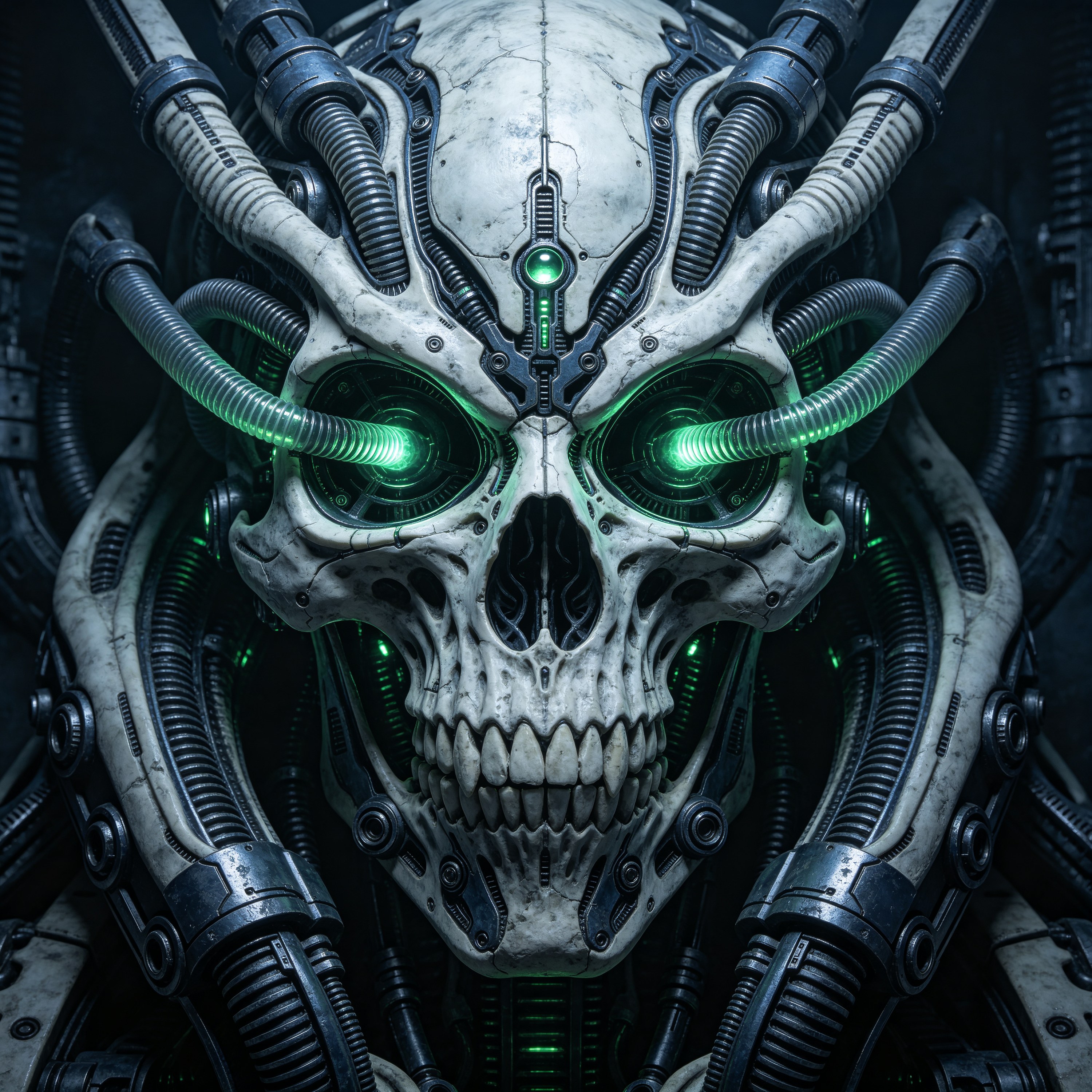 a biomechanical face