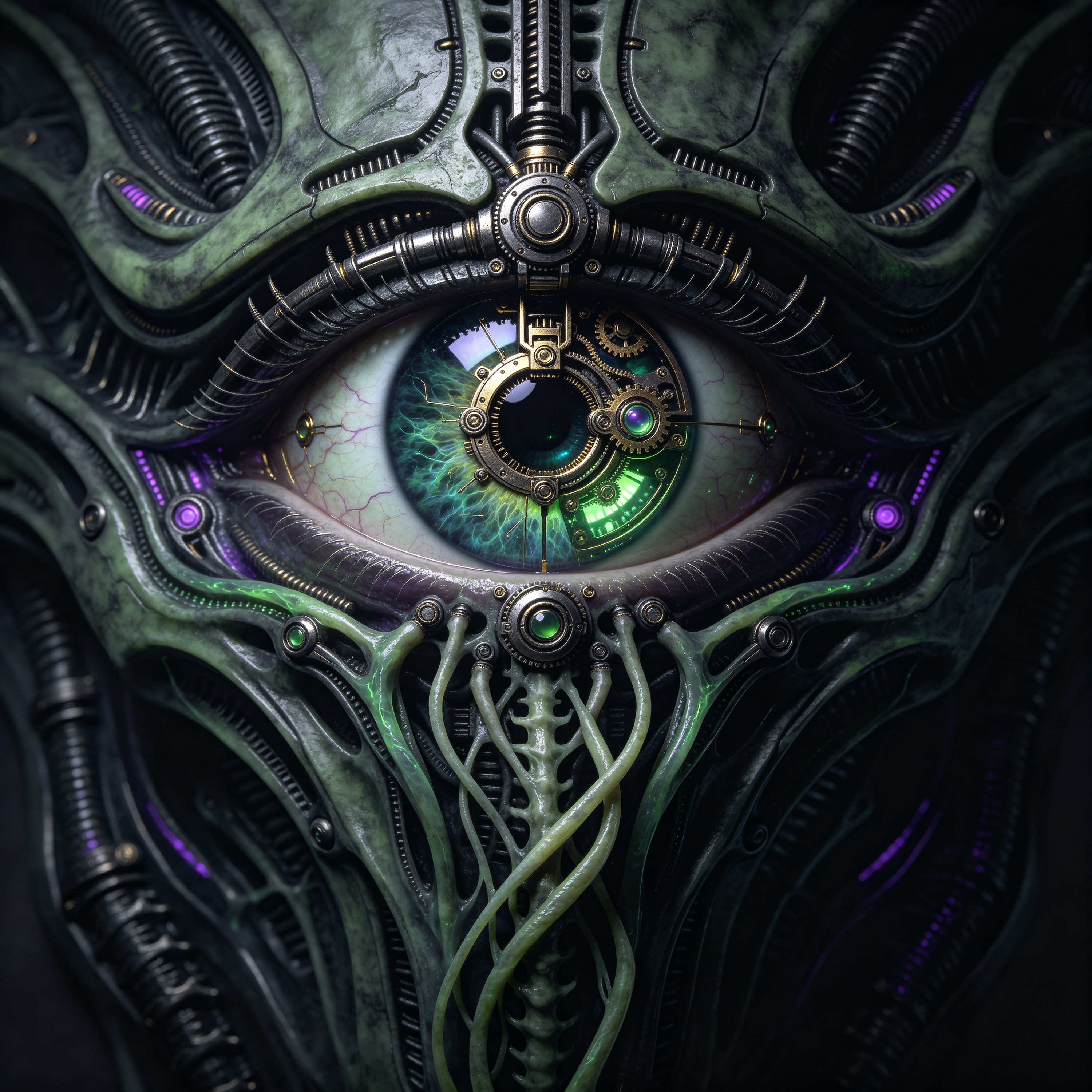 a biomechanical eye