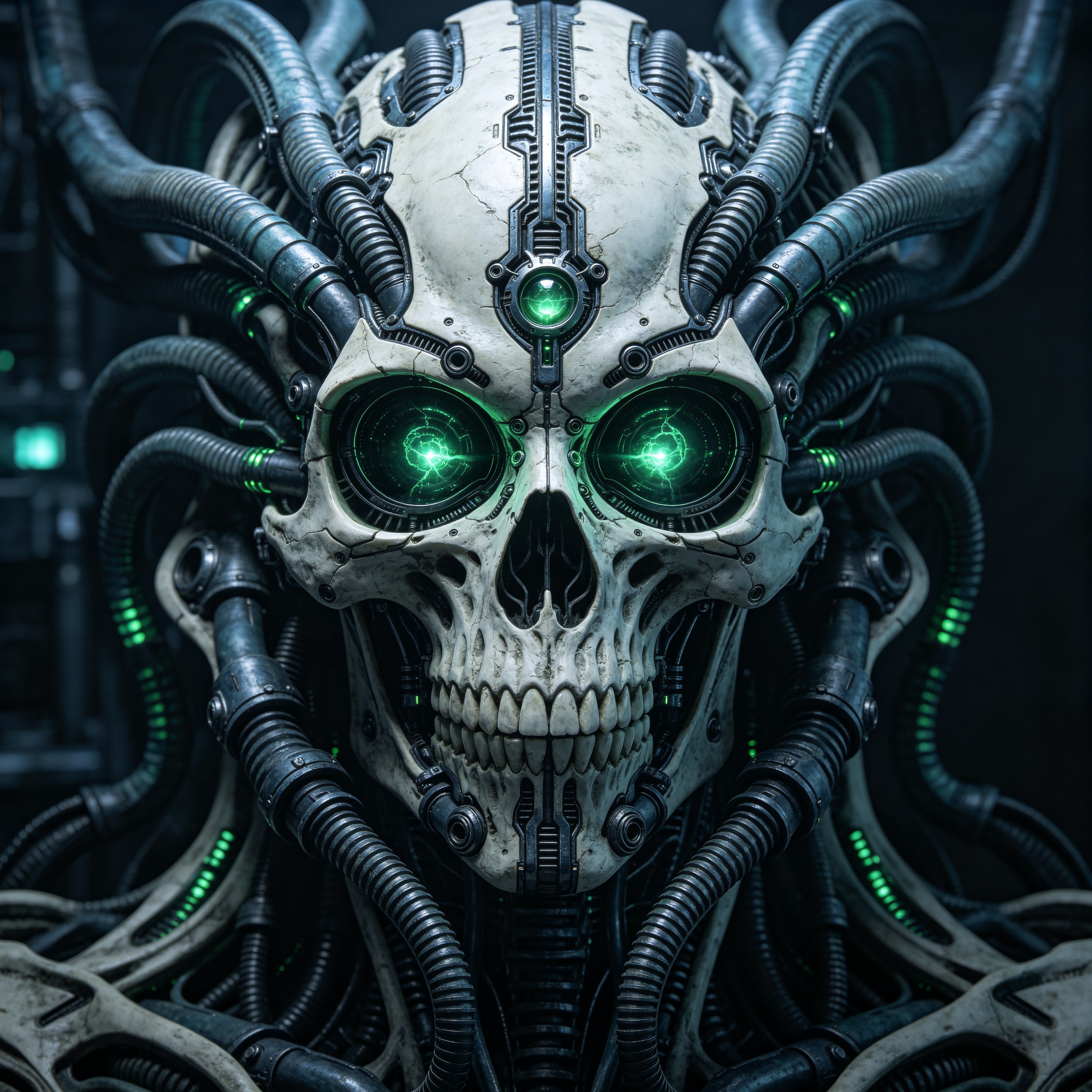 a biomechanical face
