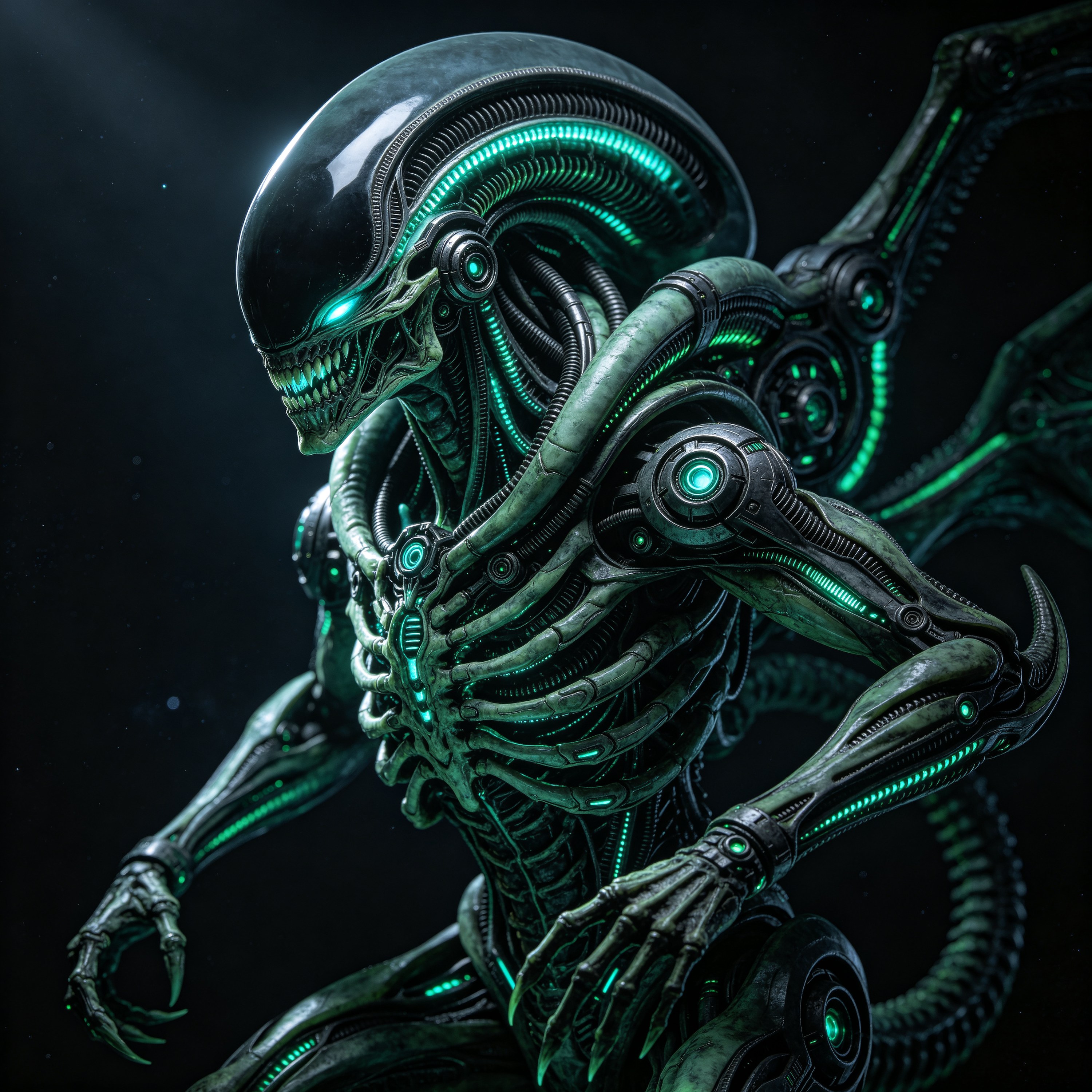 an alien biomechanic