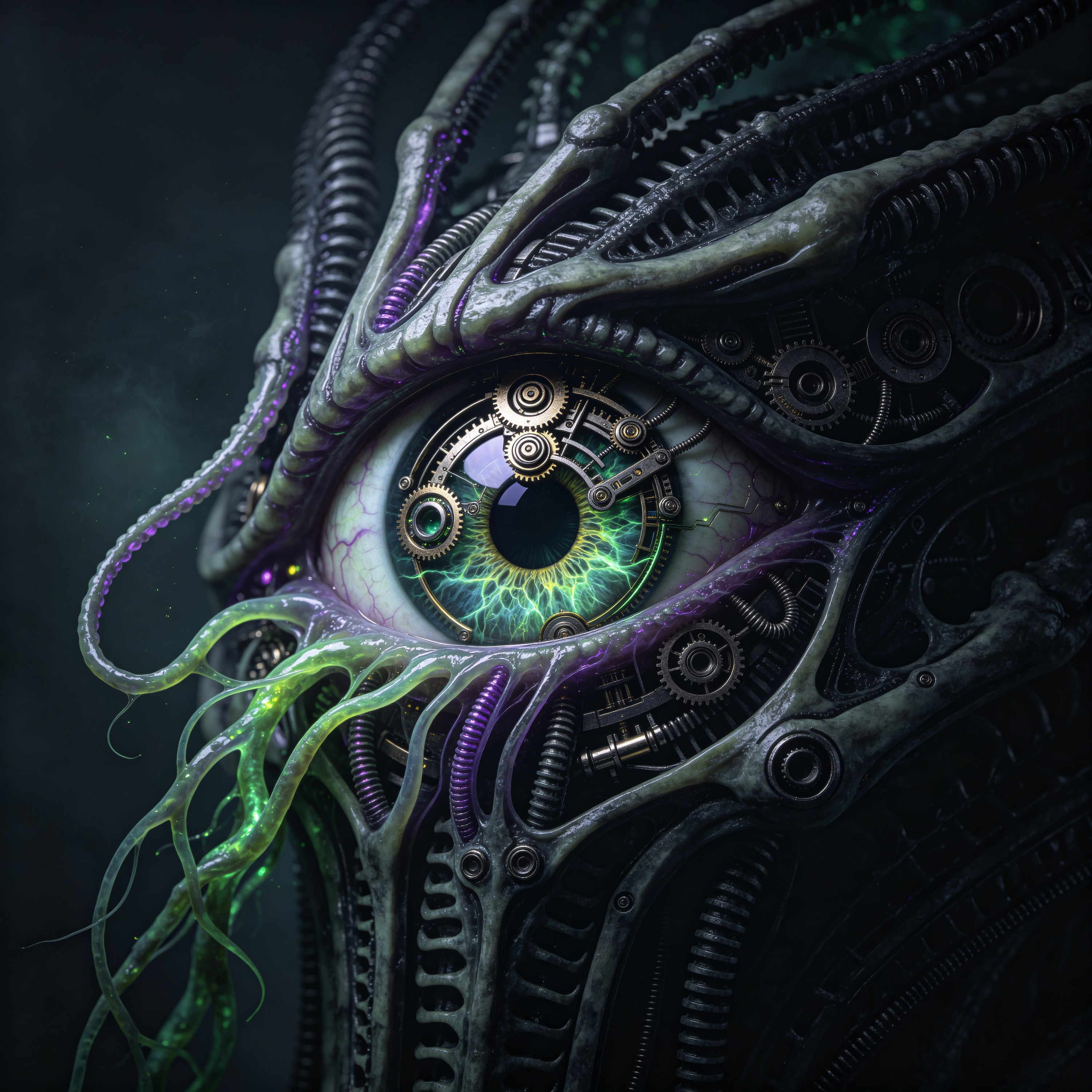 a biomechanical eye