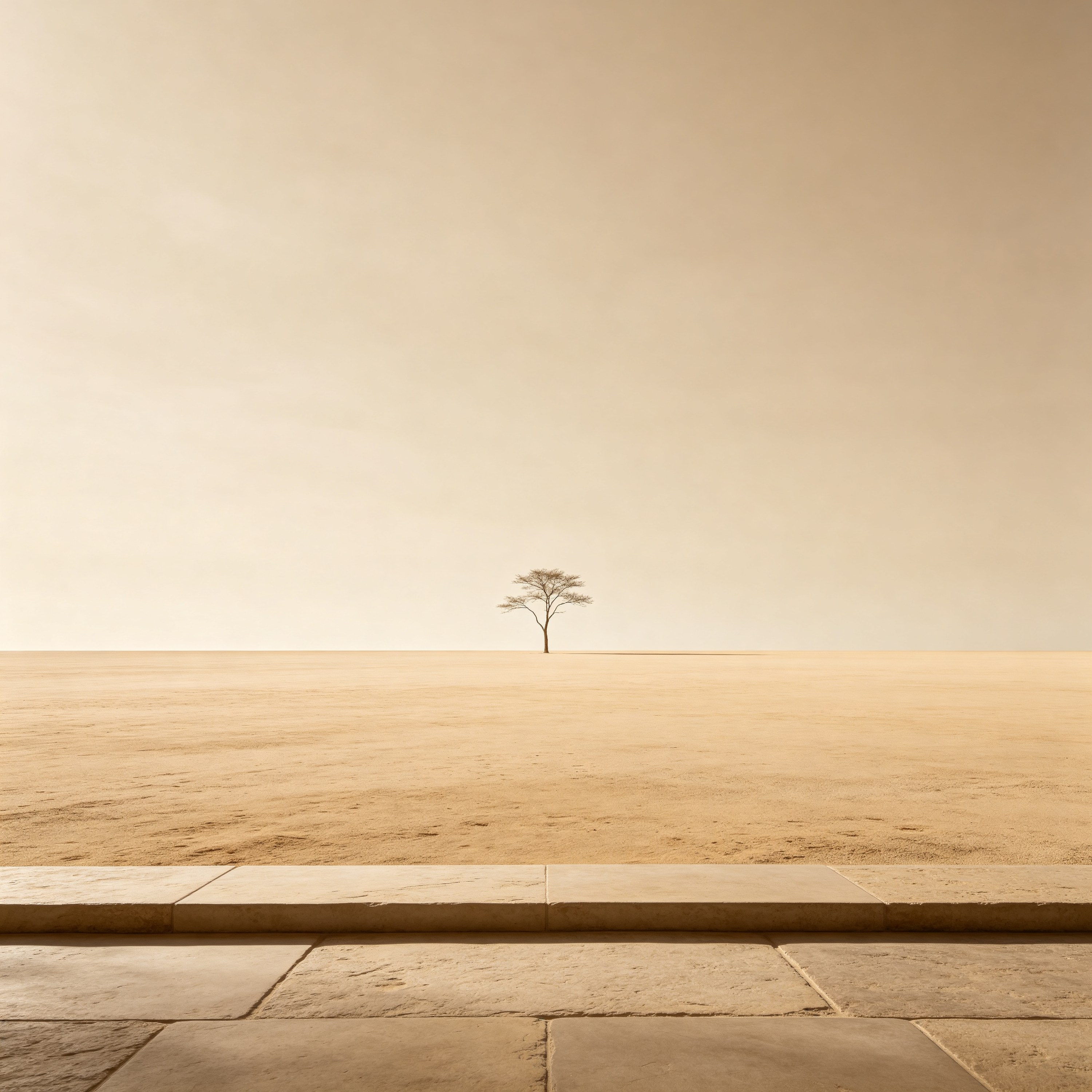 a minimalist landsca