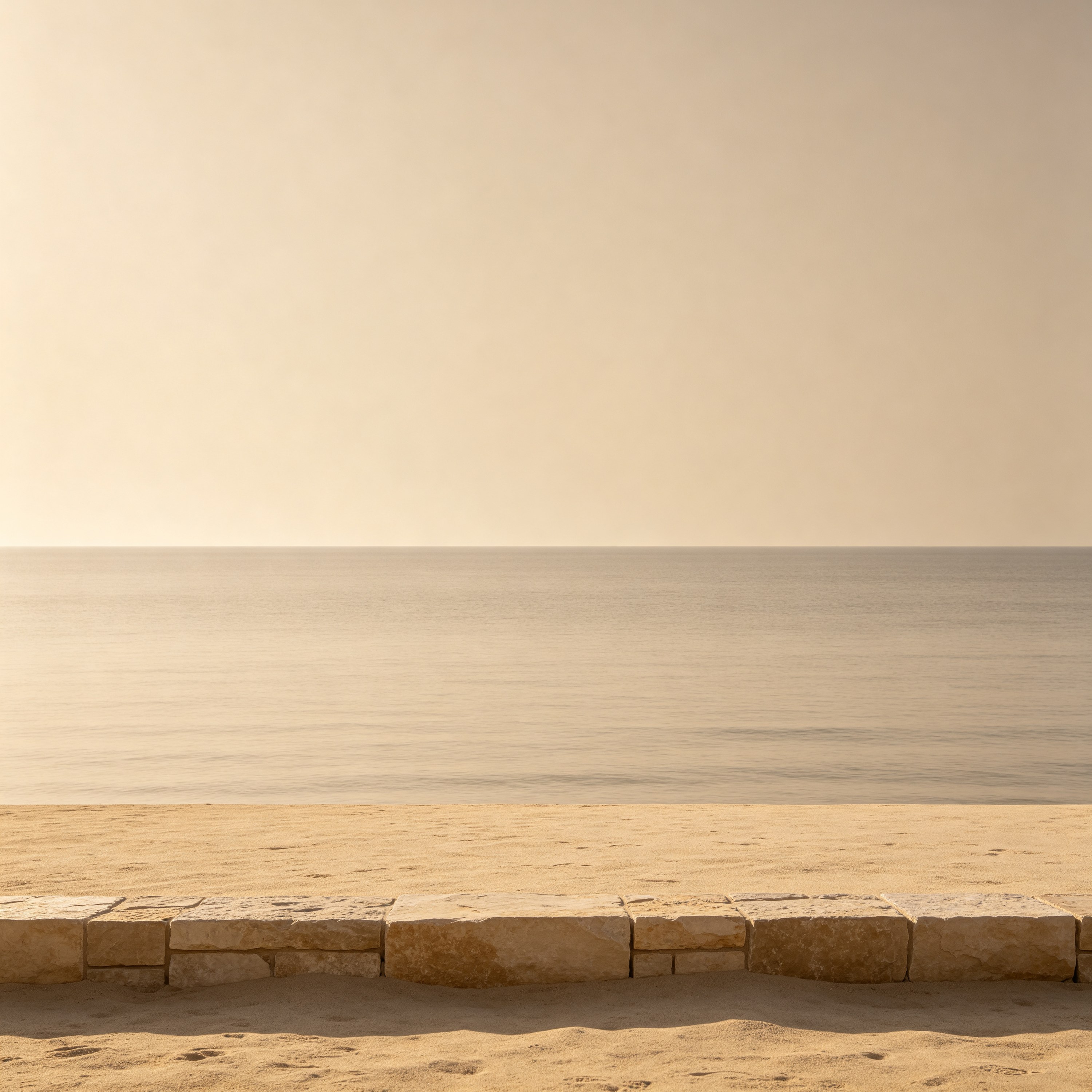 a minimalist seascap