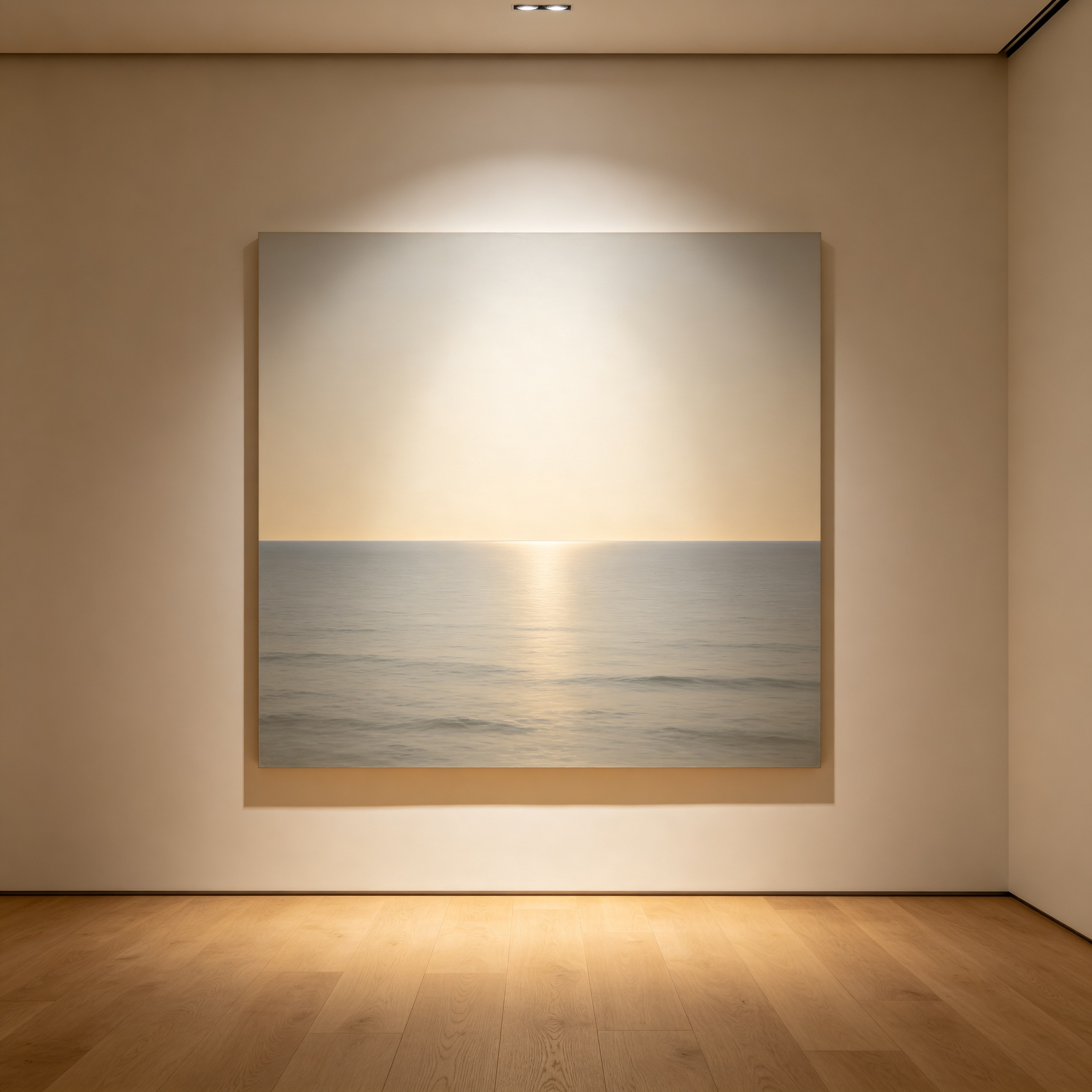 a minimalist seascap