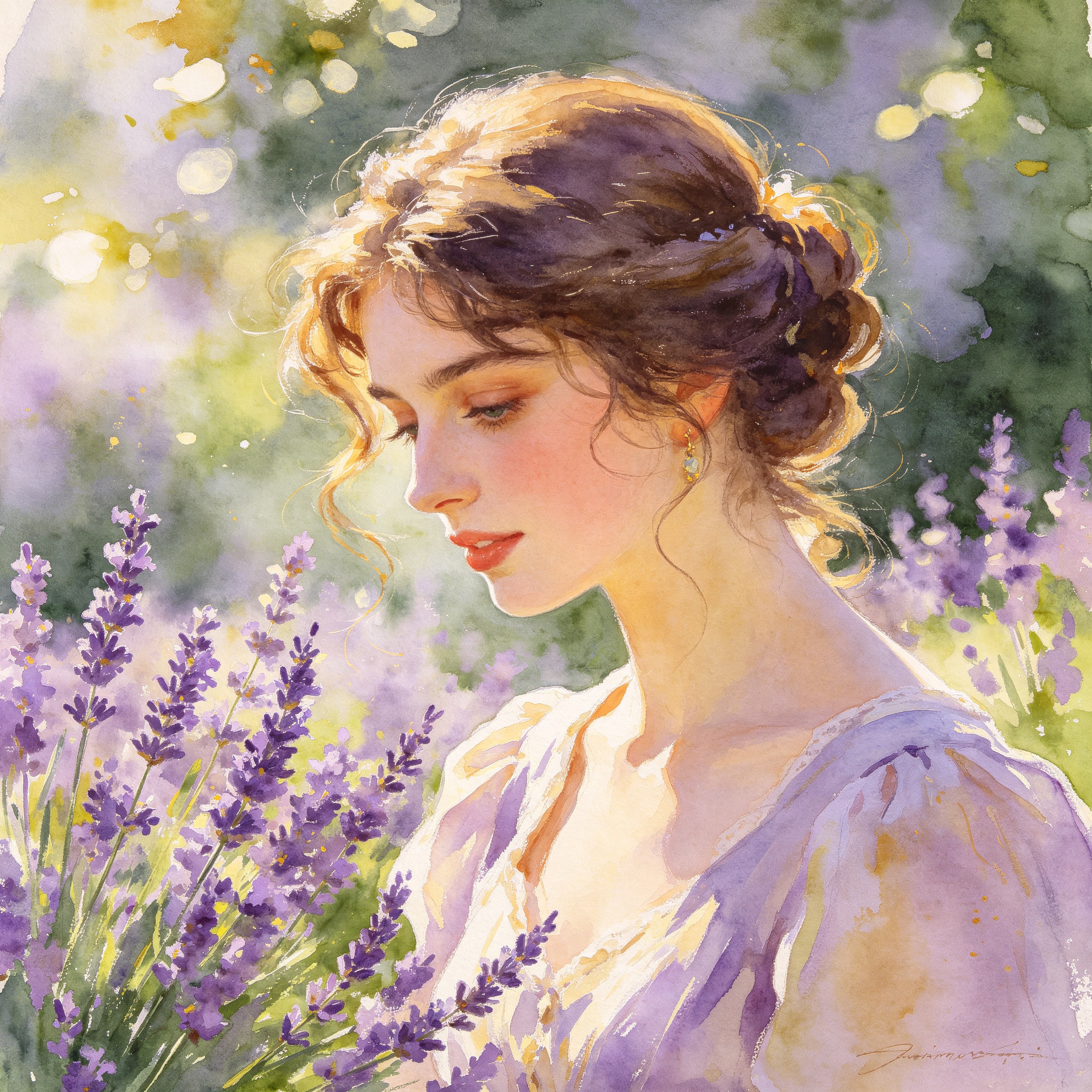 watercolor portrait