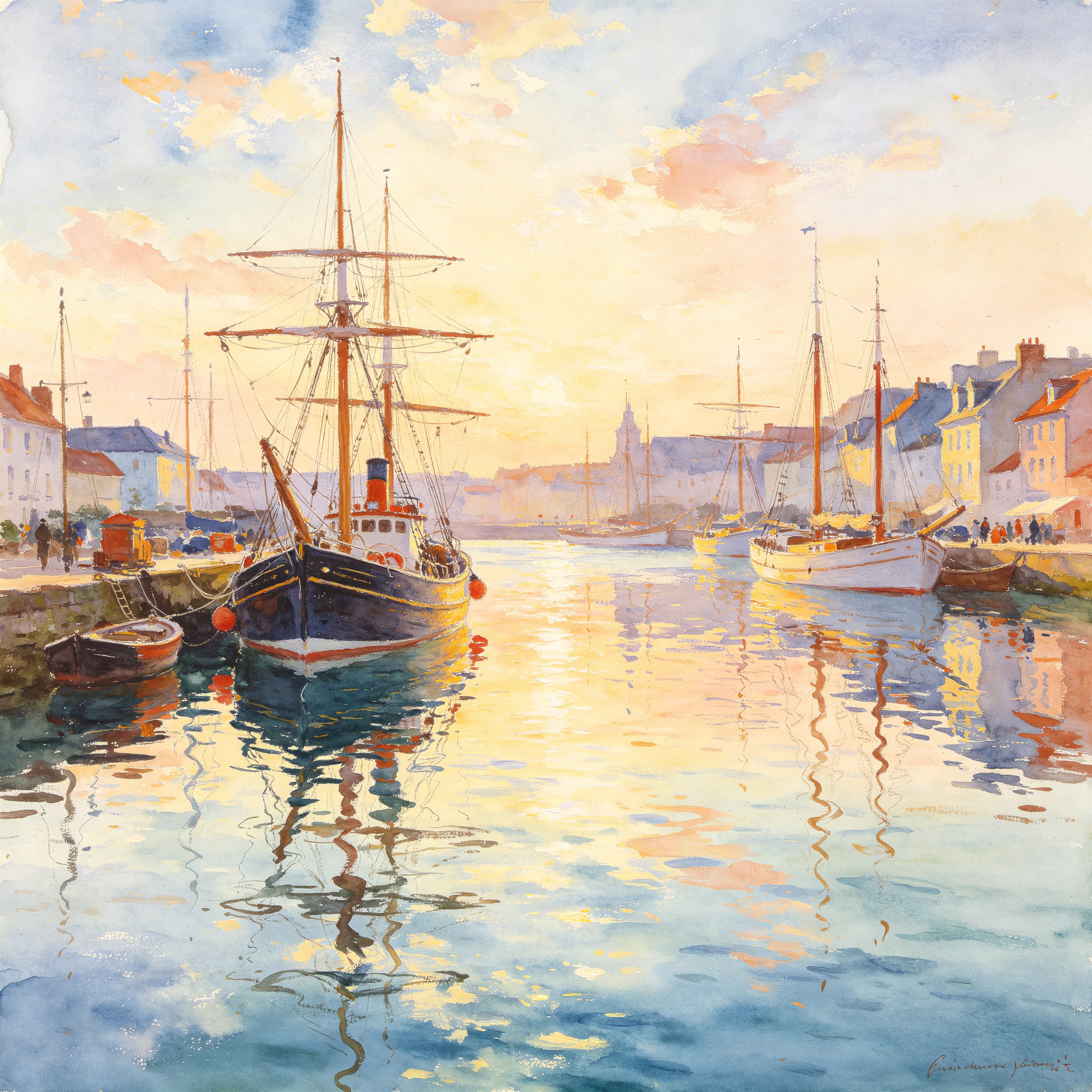 impressionist waterc