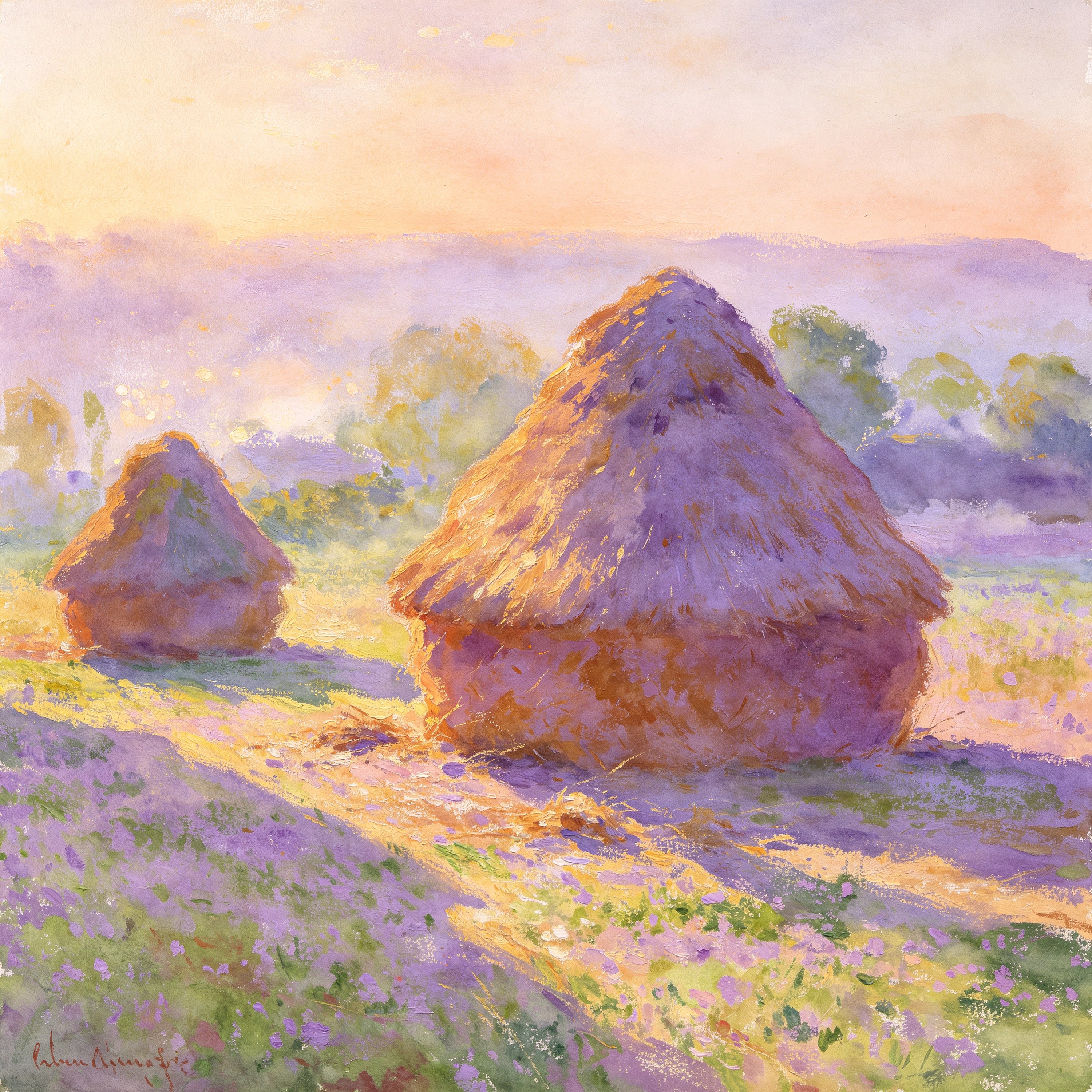 impressionist waterc