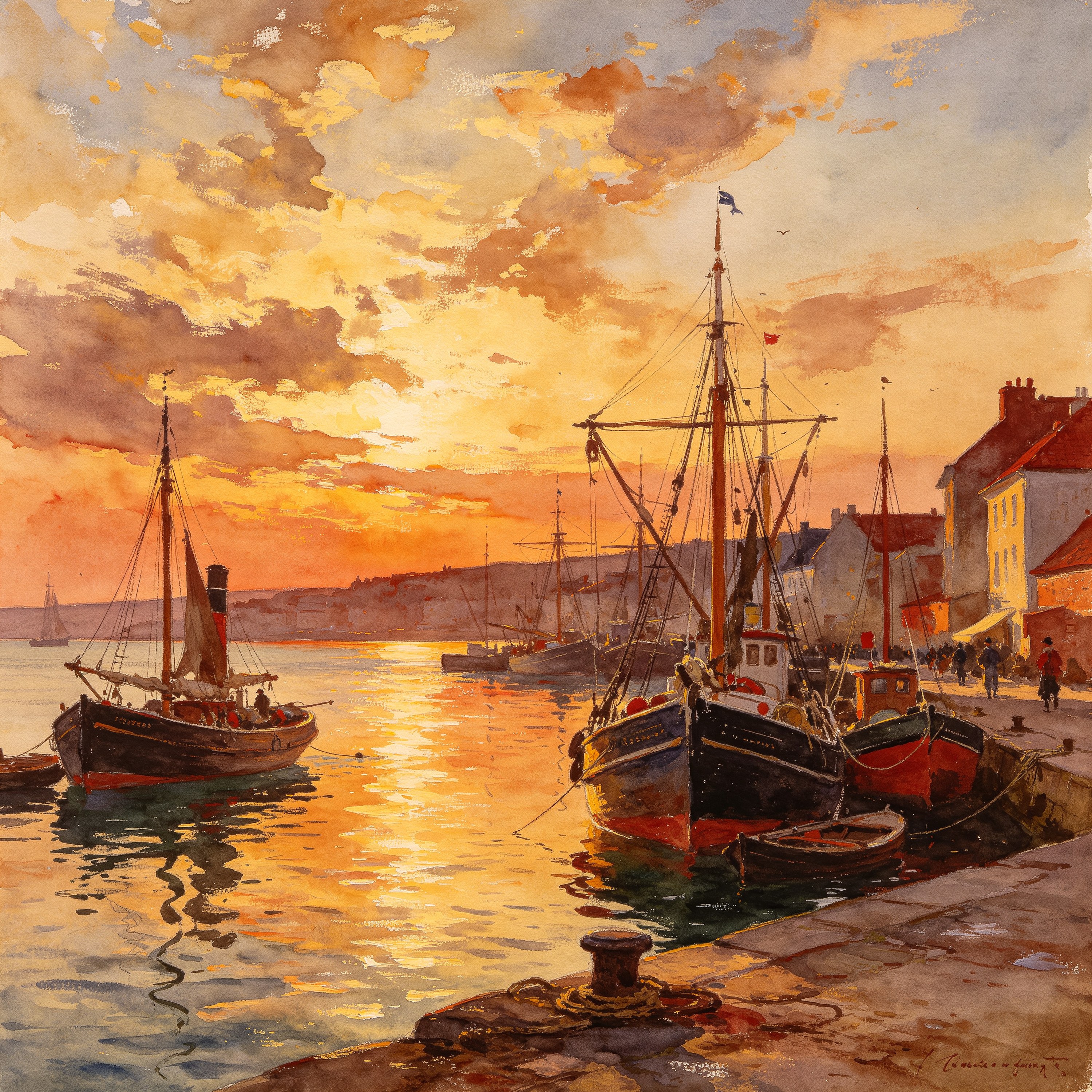 impressionist waterc