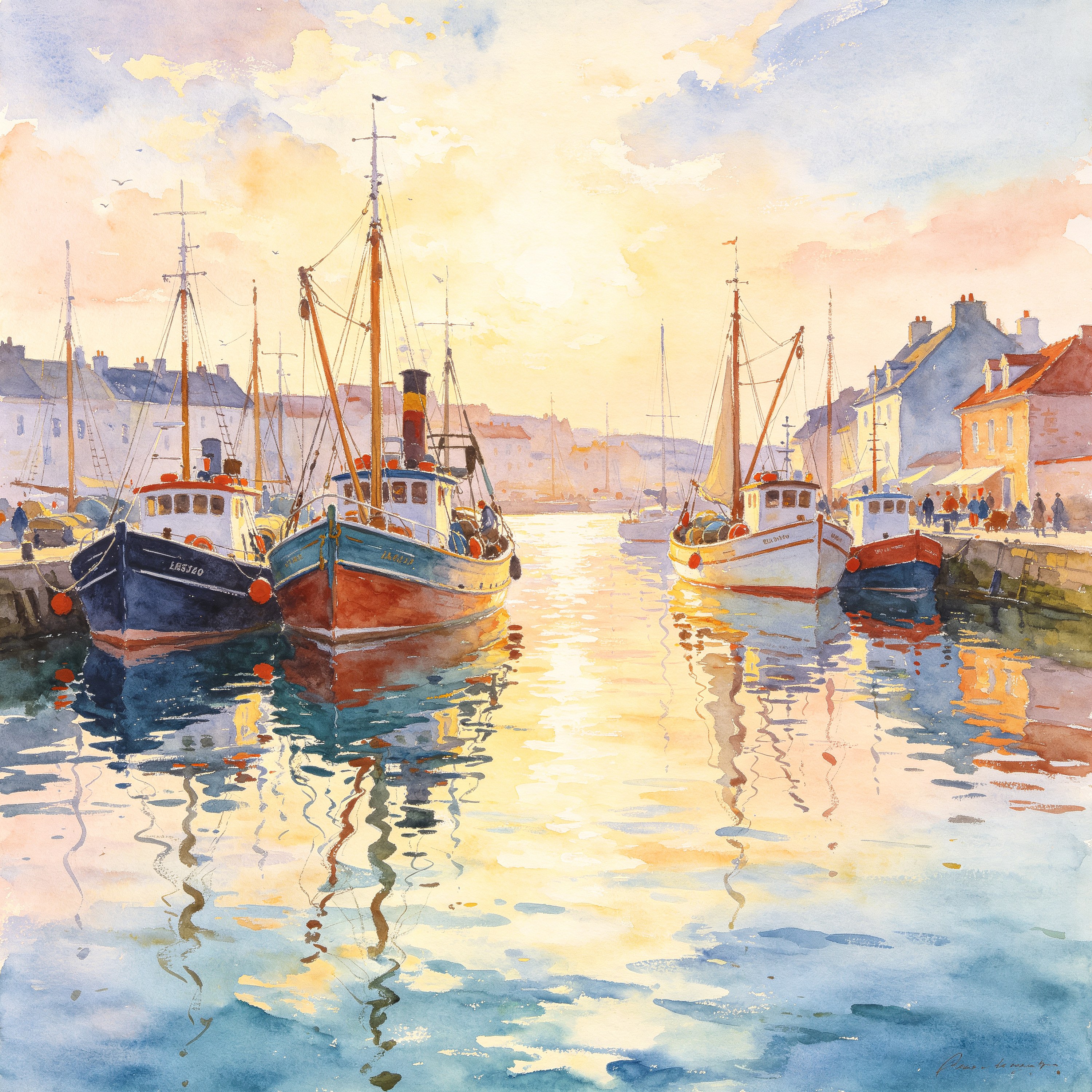 impressionist waterc