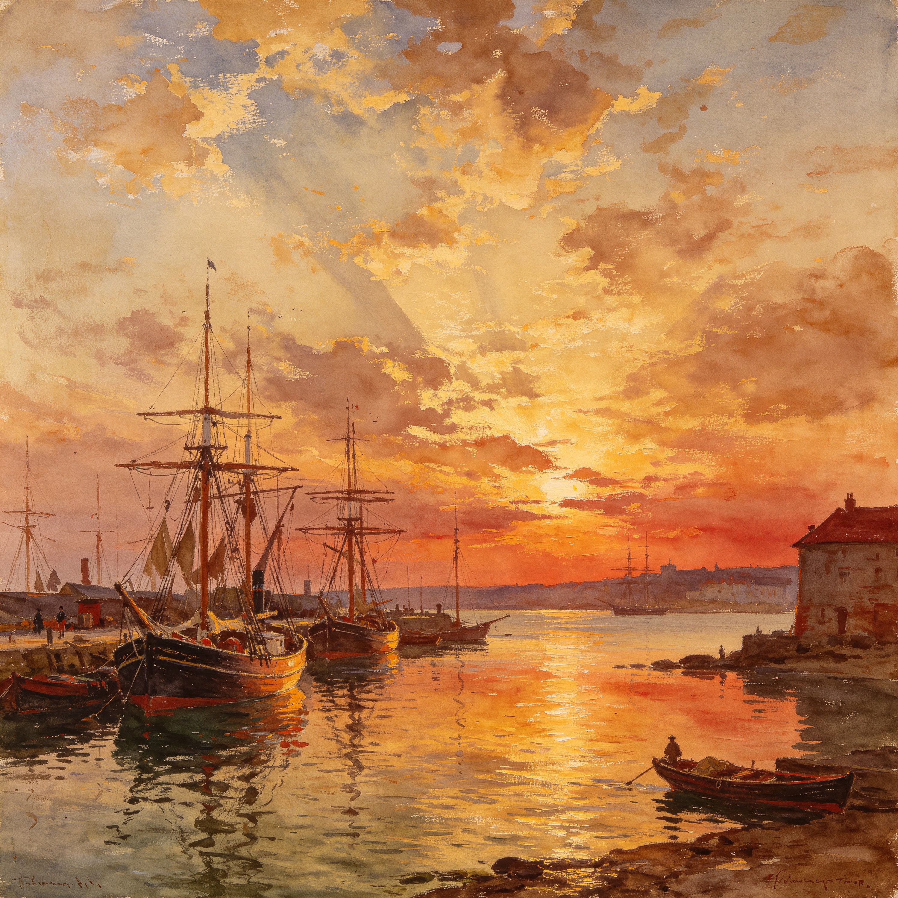 impressionist waterc