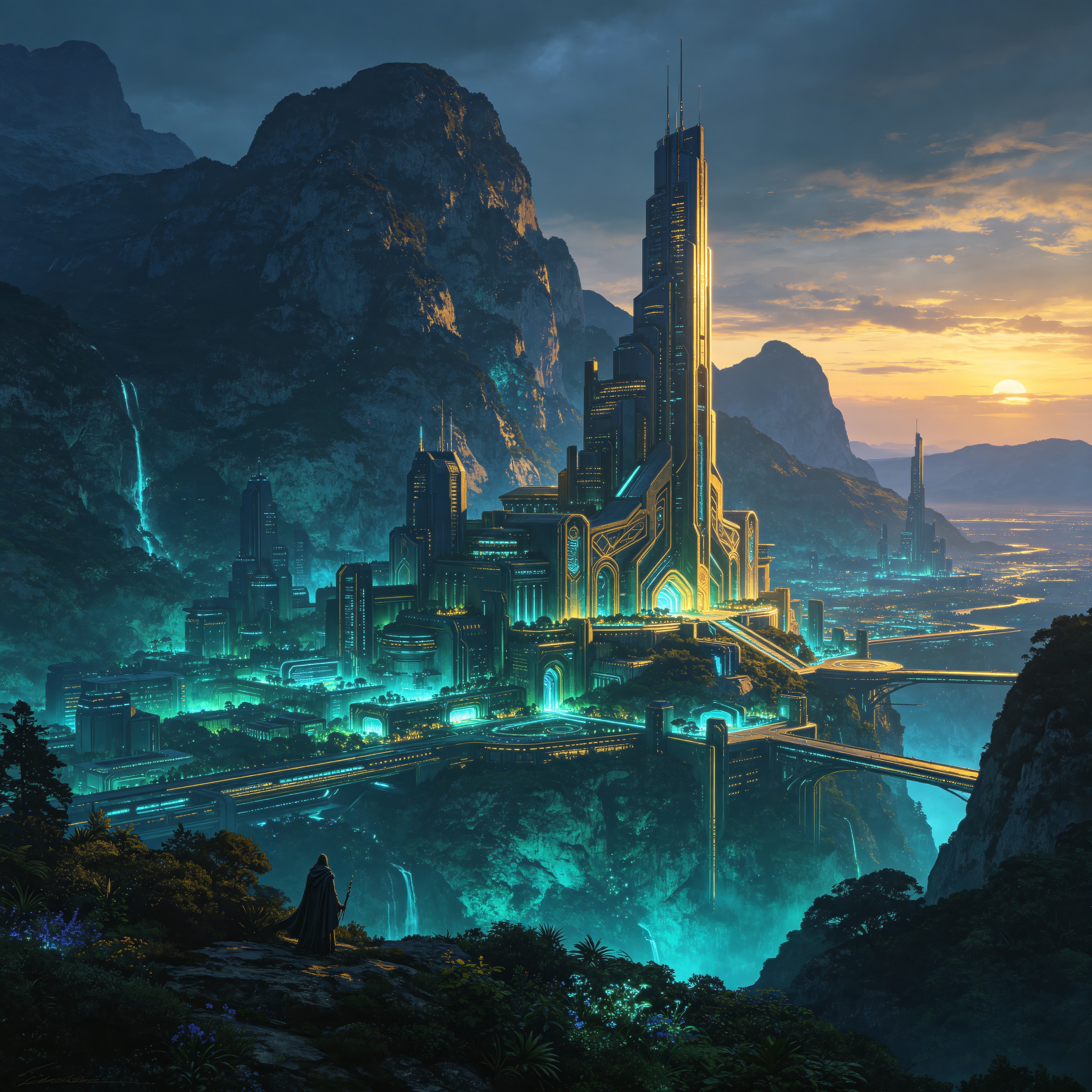 epic concept art of
