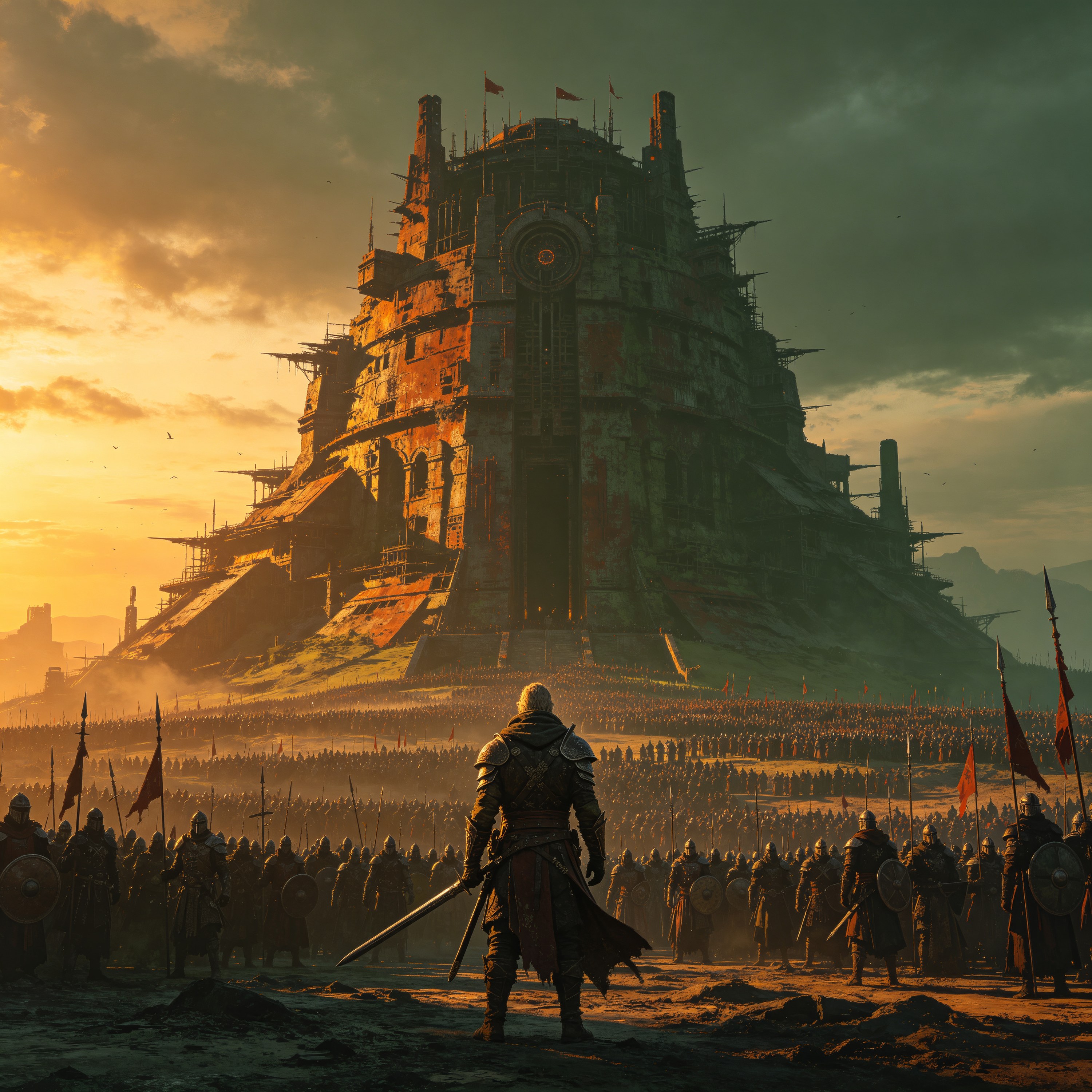 cinematic key art of