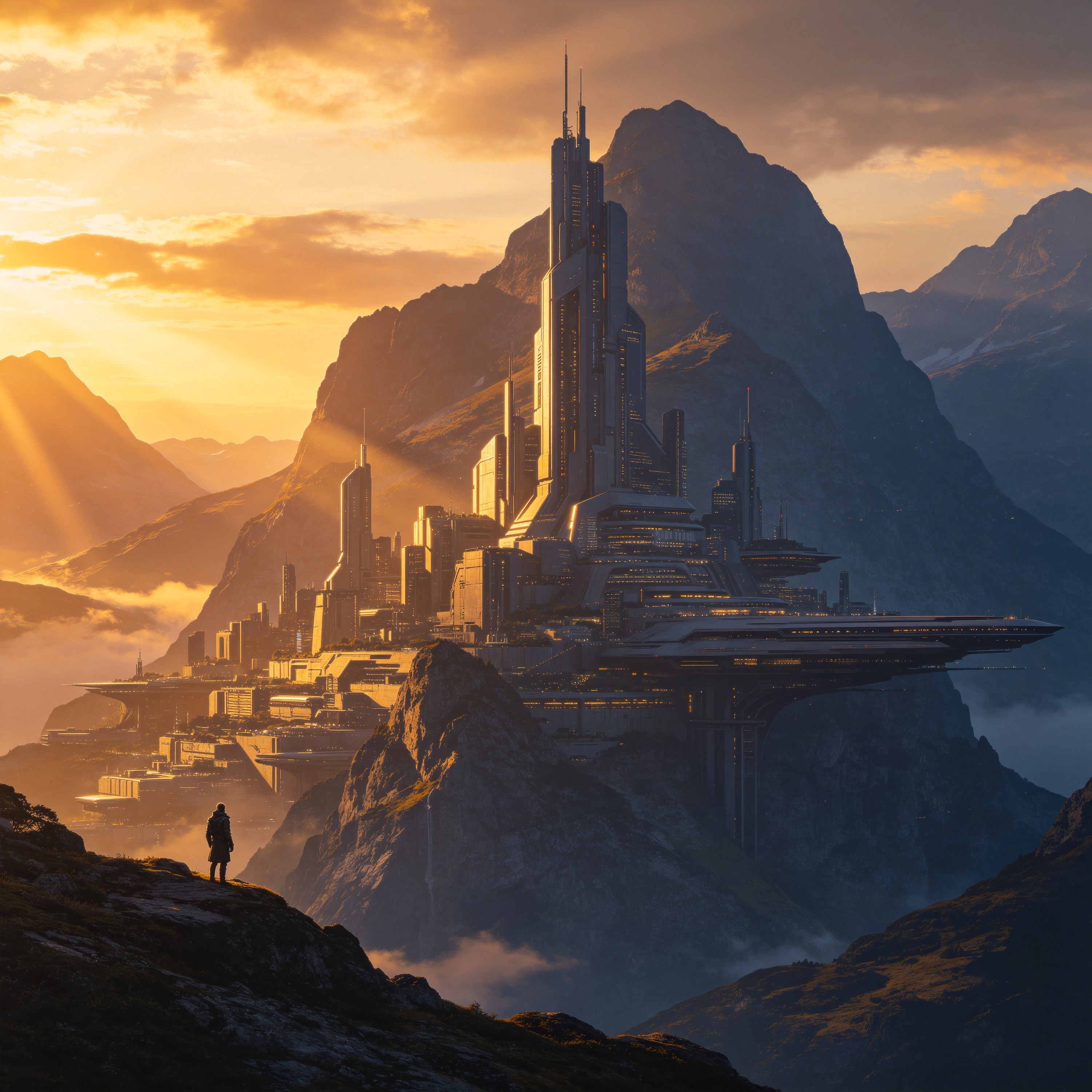 epic concept art of