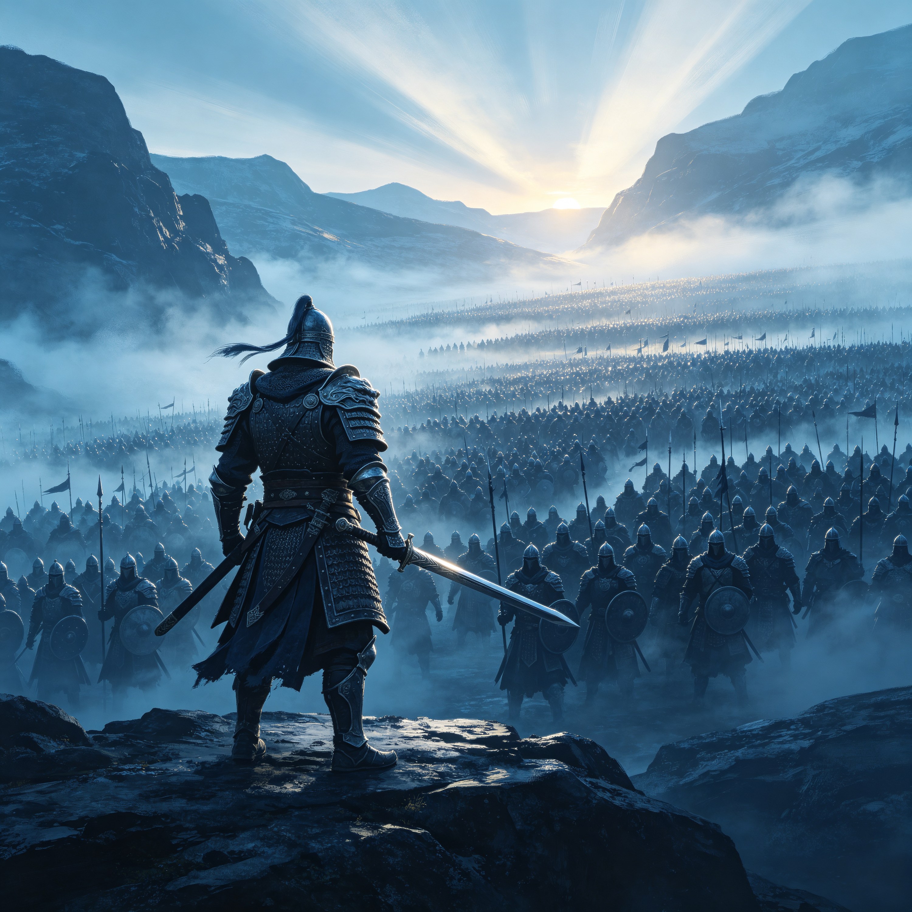 cinematic key art of