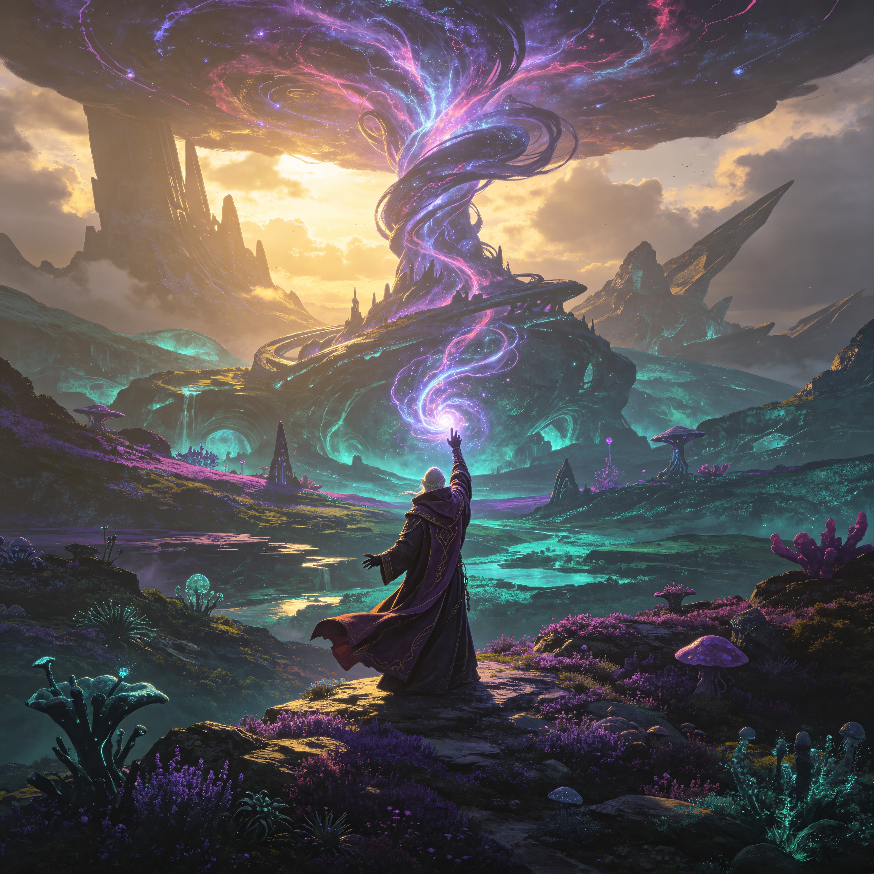 epic key art of a ma