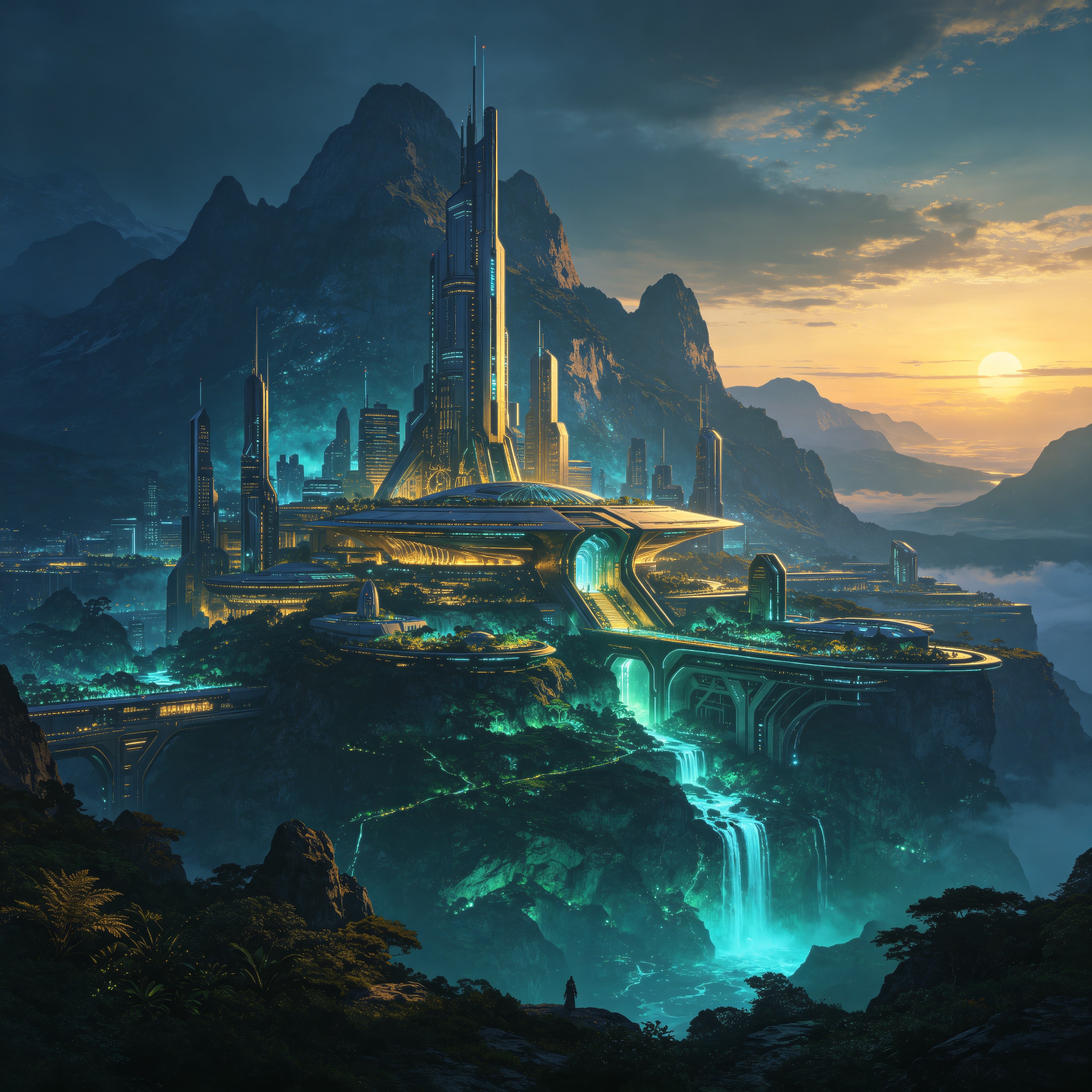 epic concept art of